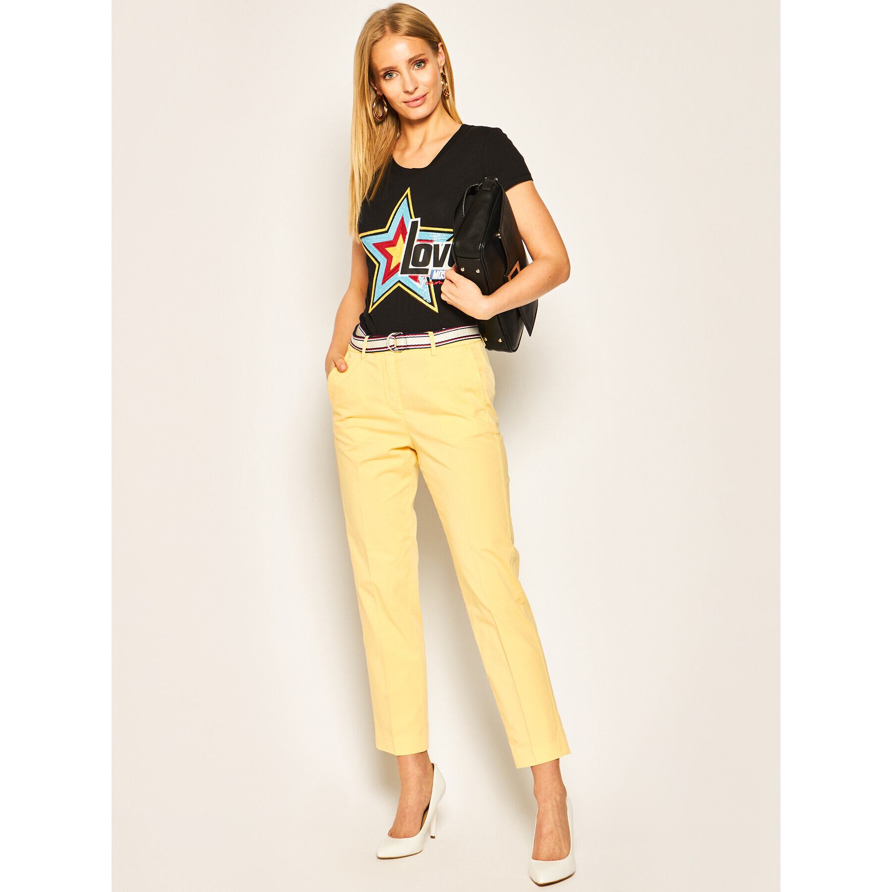 LOVE MOSCHINO T-Shirt W4B195CE1698 Regular Fit - Pepit.cz