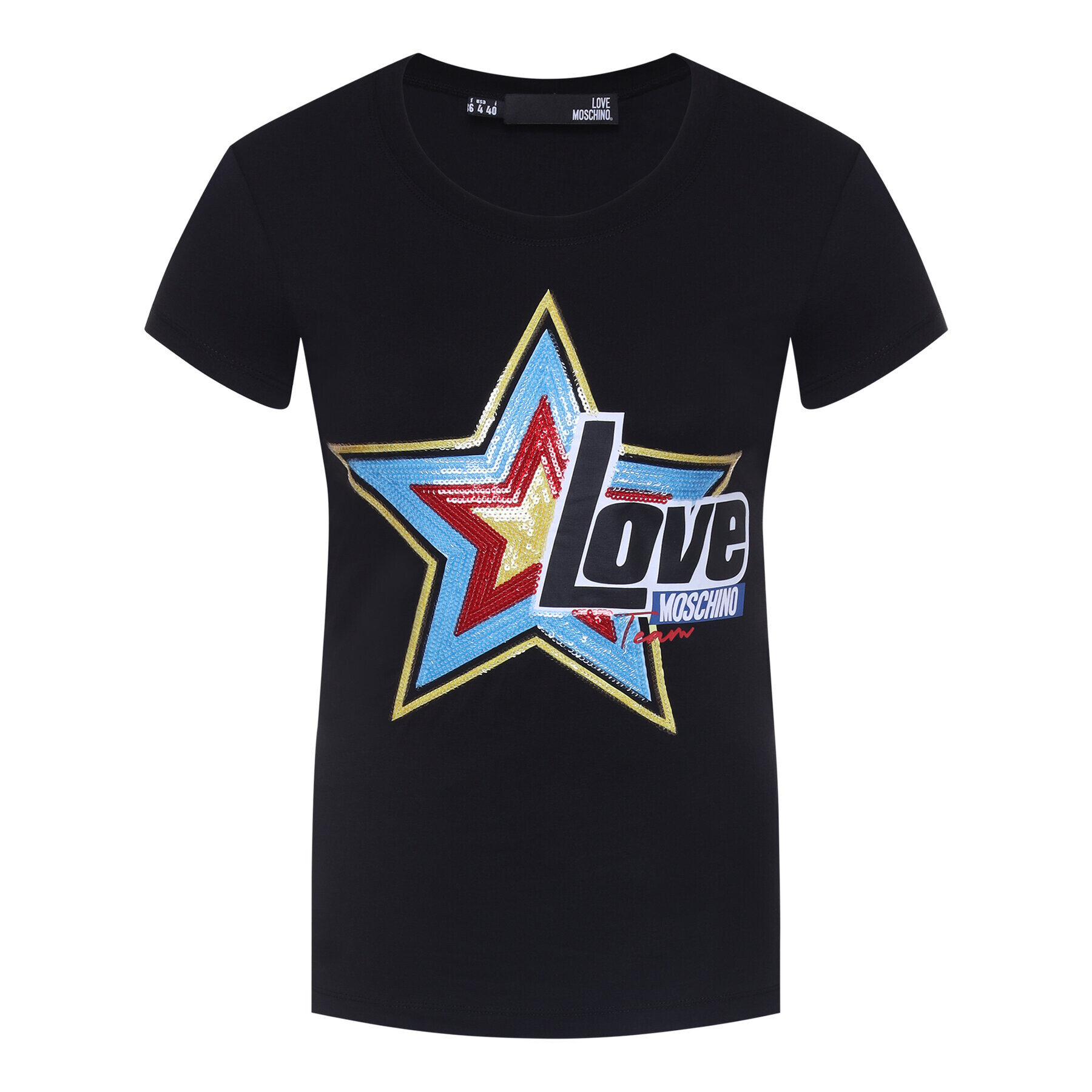 LOVE MOSCHINO T-Shirt W4B195CE1698 Regular Fit - Pepit.cz