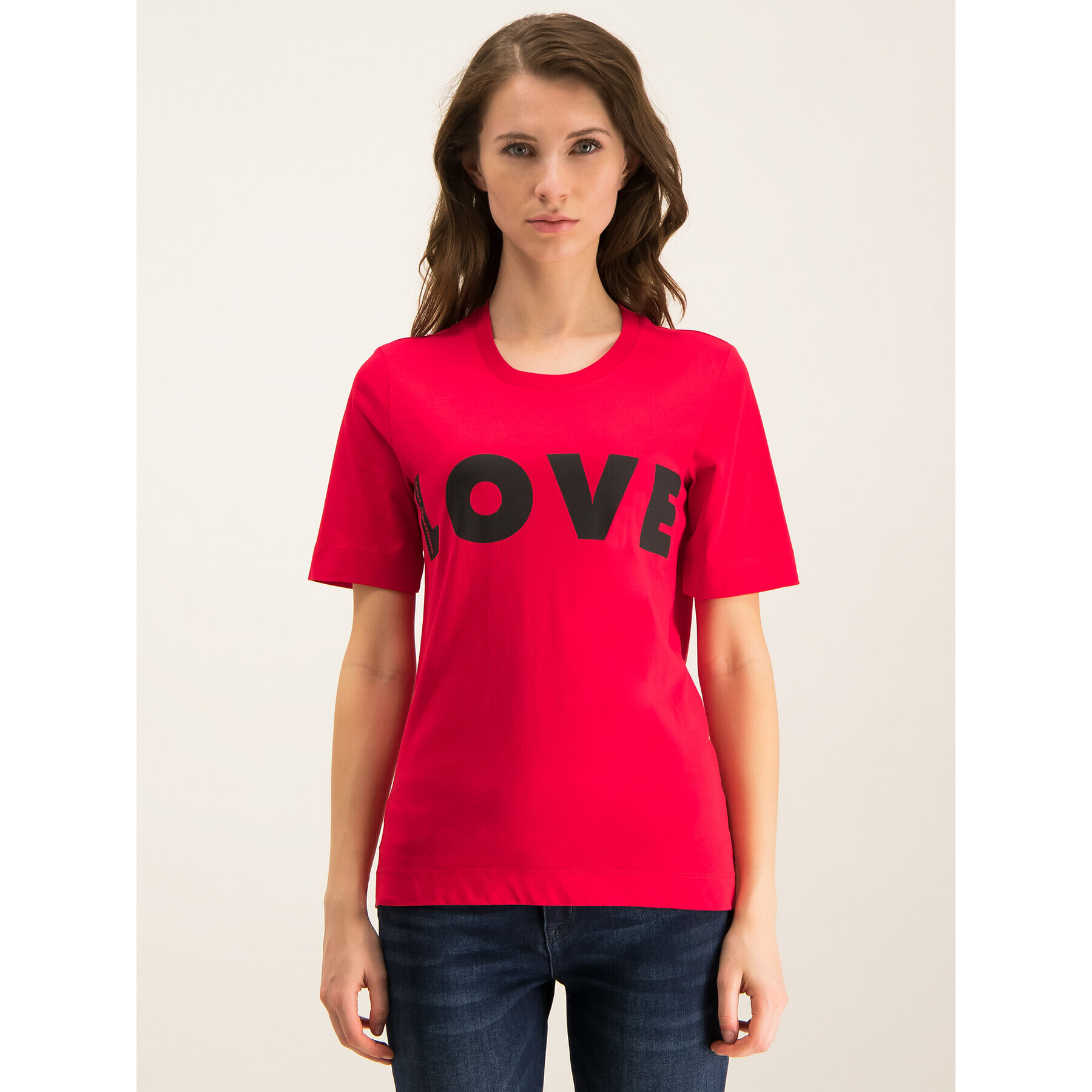 LOVE MOSCHINO T-Shirt W4F151VM 3517 Regular Fit - Pepit.cz