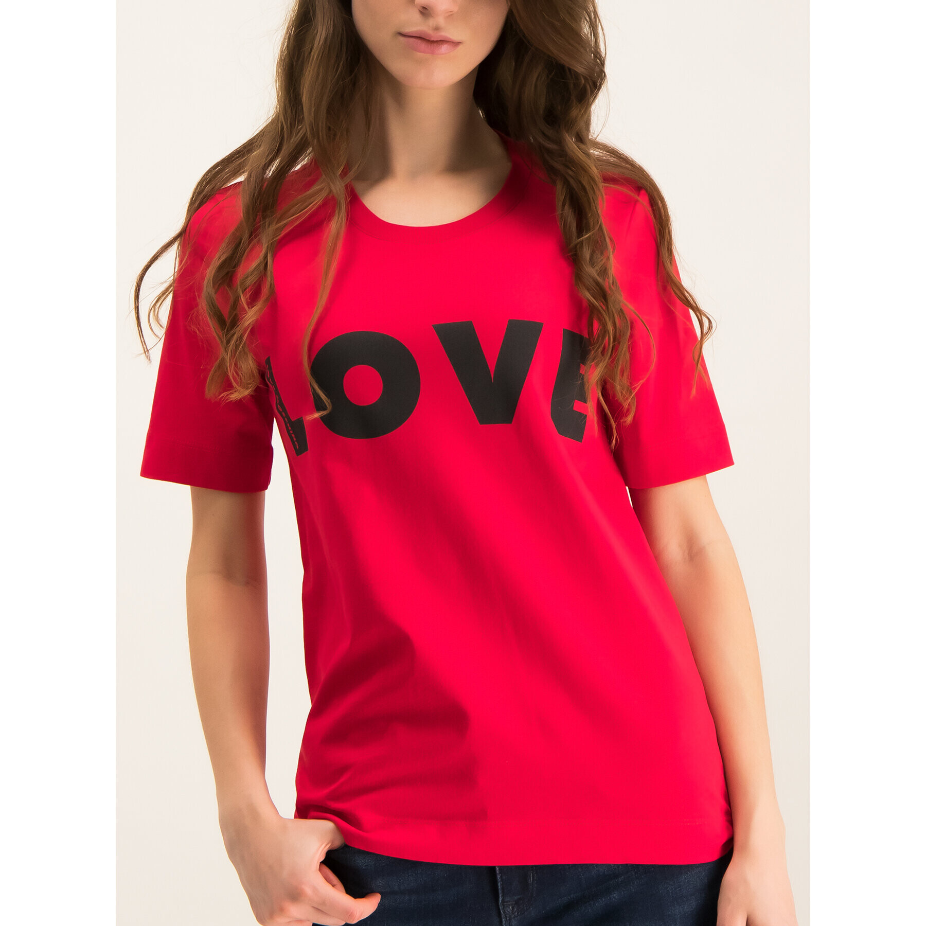 LOVE MOSCHINO T-Shirt W4F151VM 3517 Regular Fit - Pepit.cz