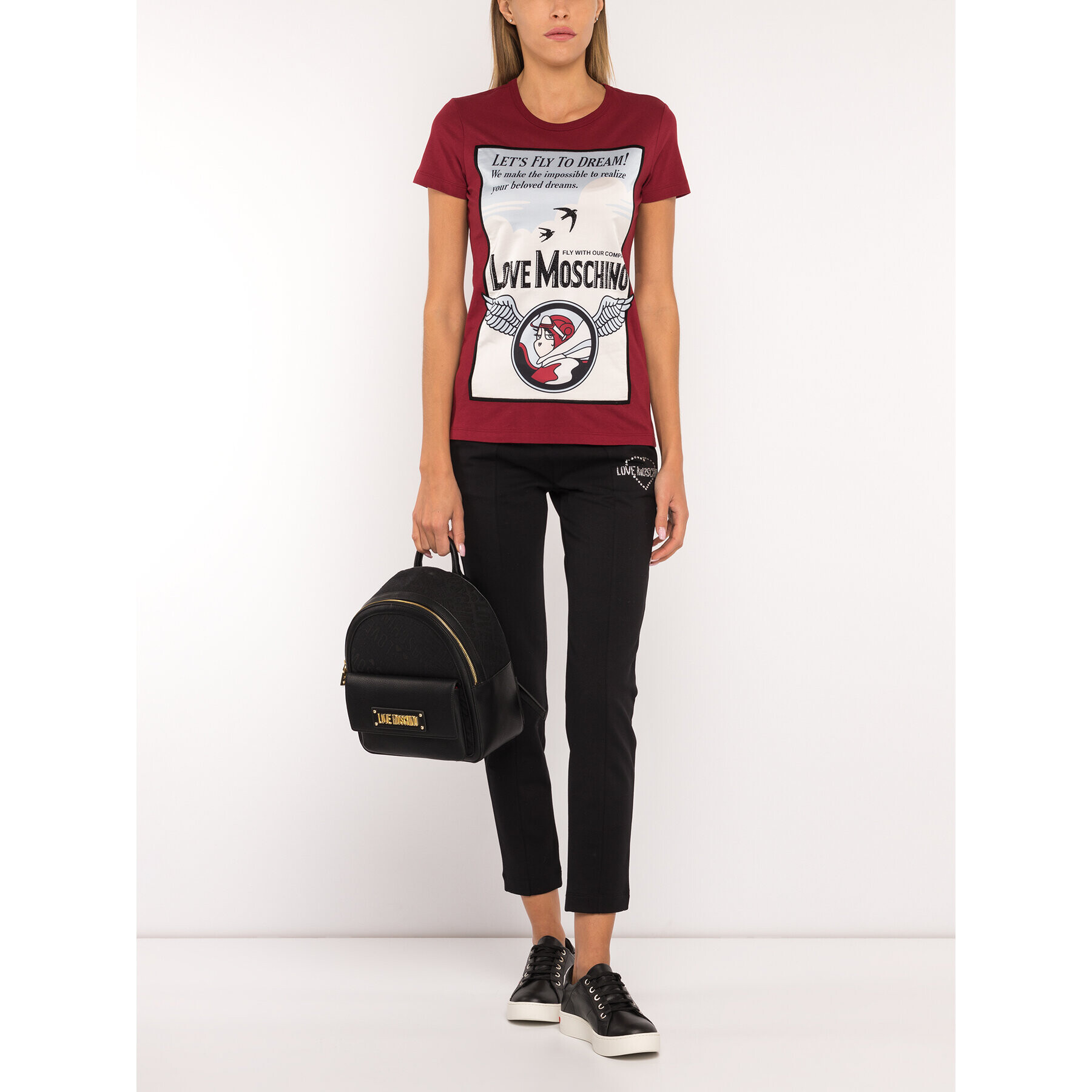 LOVE MOSCHINO T-Shirt W4F7351M 3517 Regular Fit - Pepit.cz