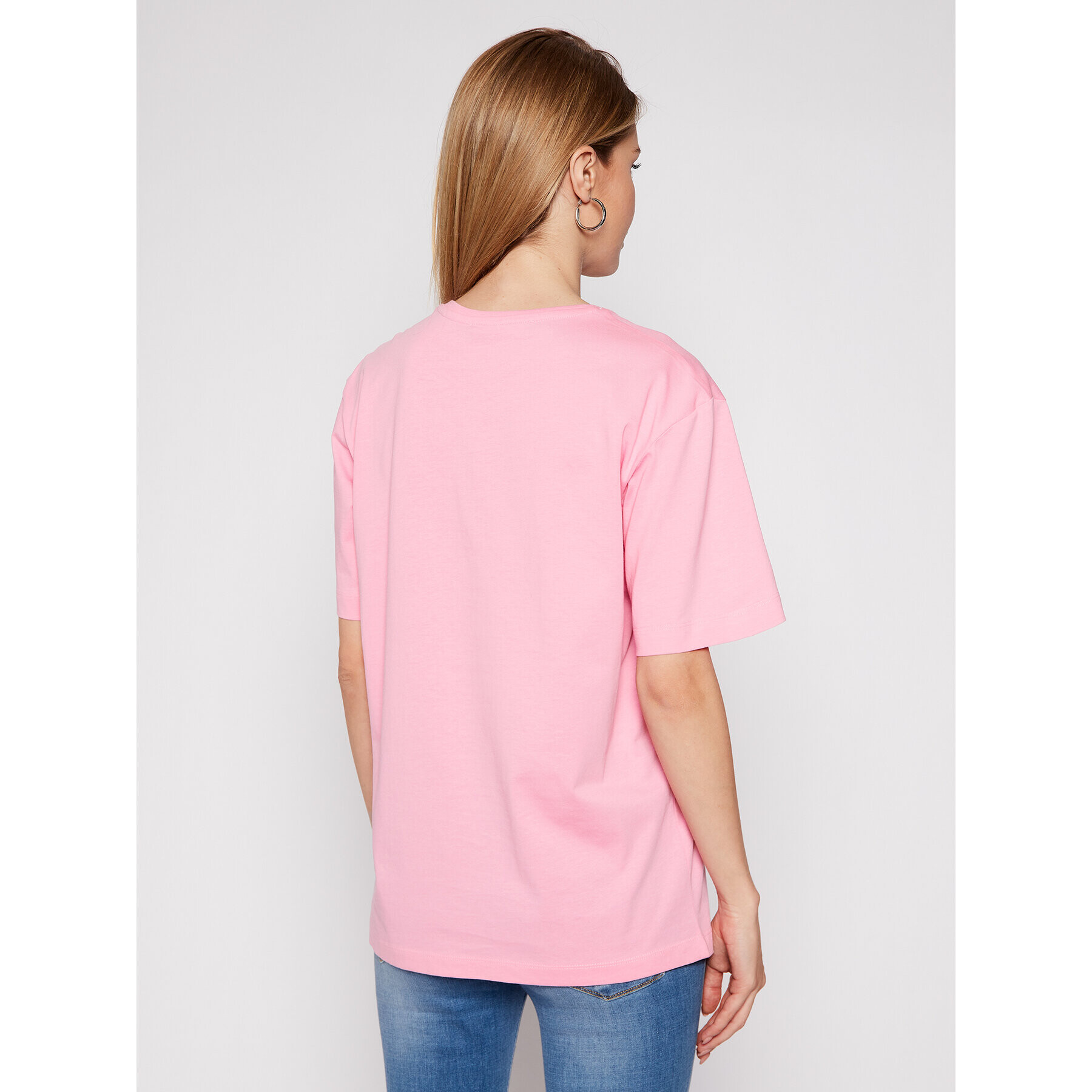 LOVE MOSCHINO T-Shirt W4F8739M 3876 Růžová Regular Fit - Pepit.cz