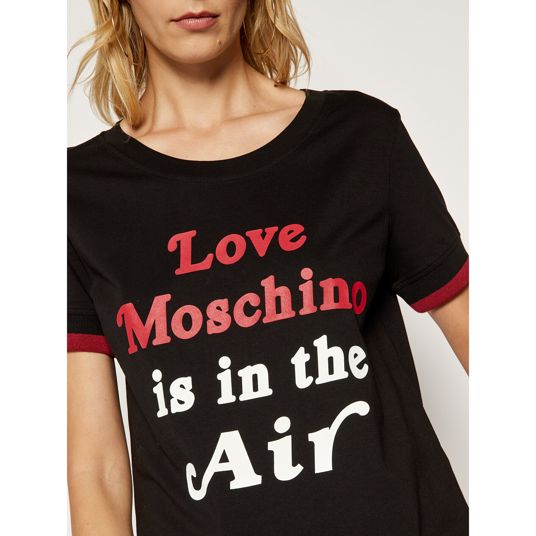 LOVE MOSCHINO T-Shirt W4G8601M 3517 Regular Fit - Pepit.cz