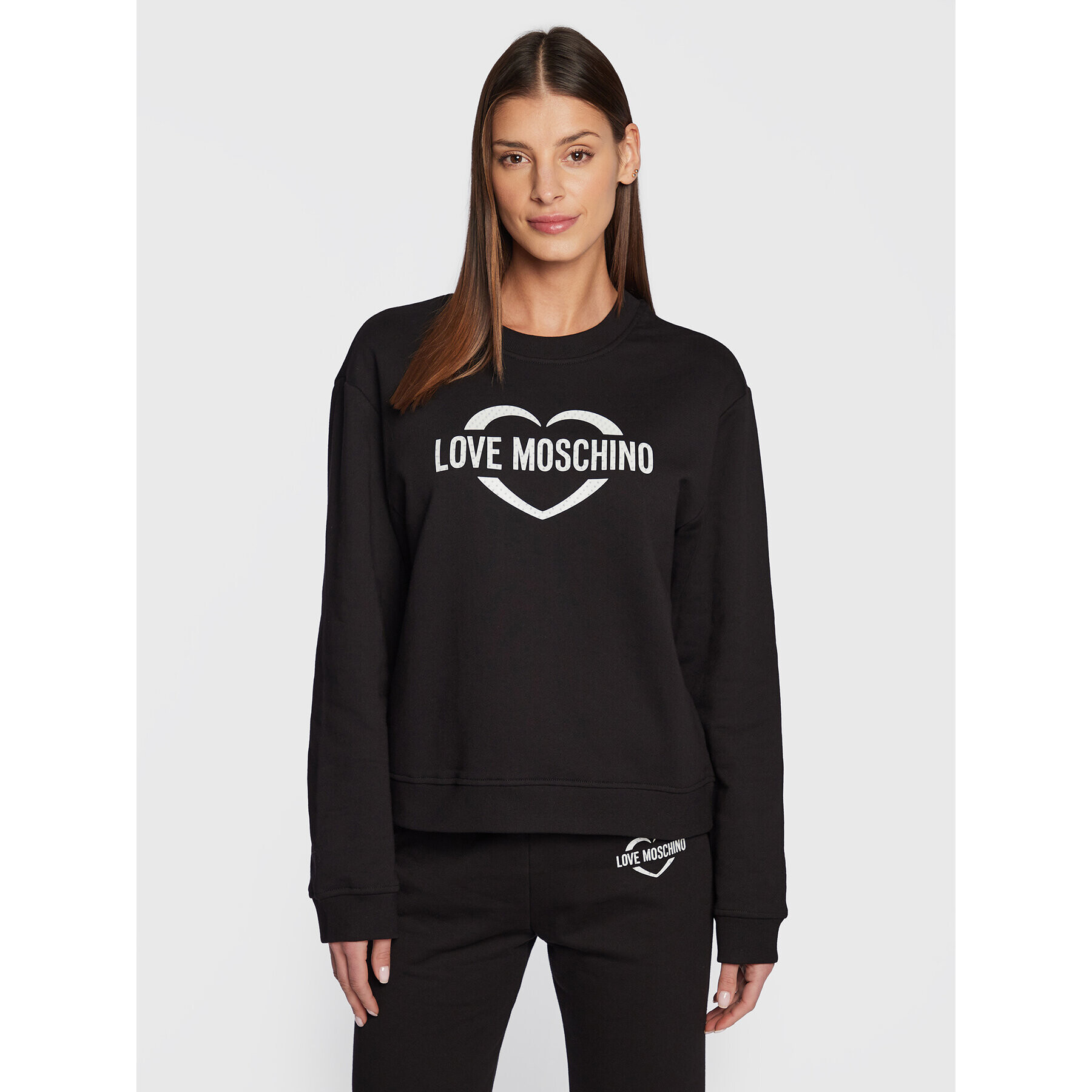 LOVE MOSCHINO Tepláková souprava W002601M 4055 Černá Regular Fit - Pepit.cz