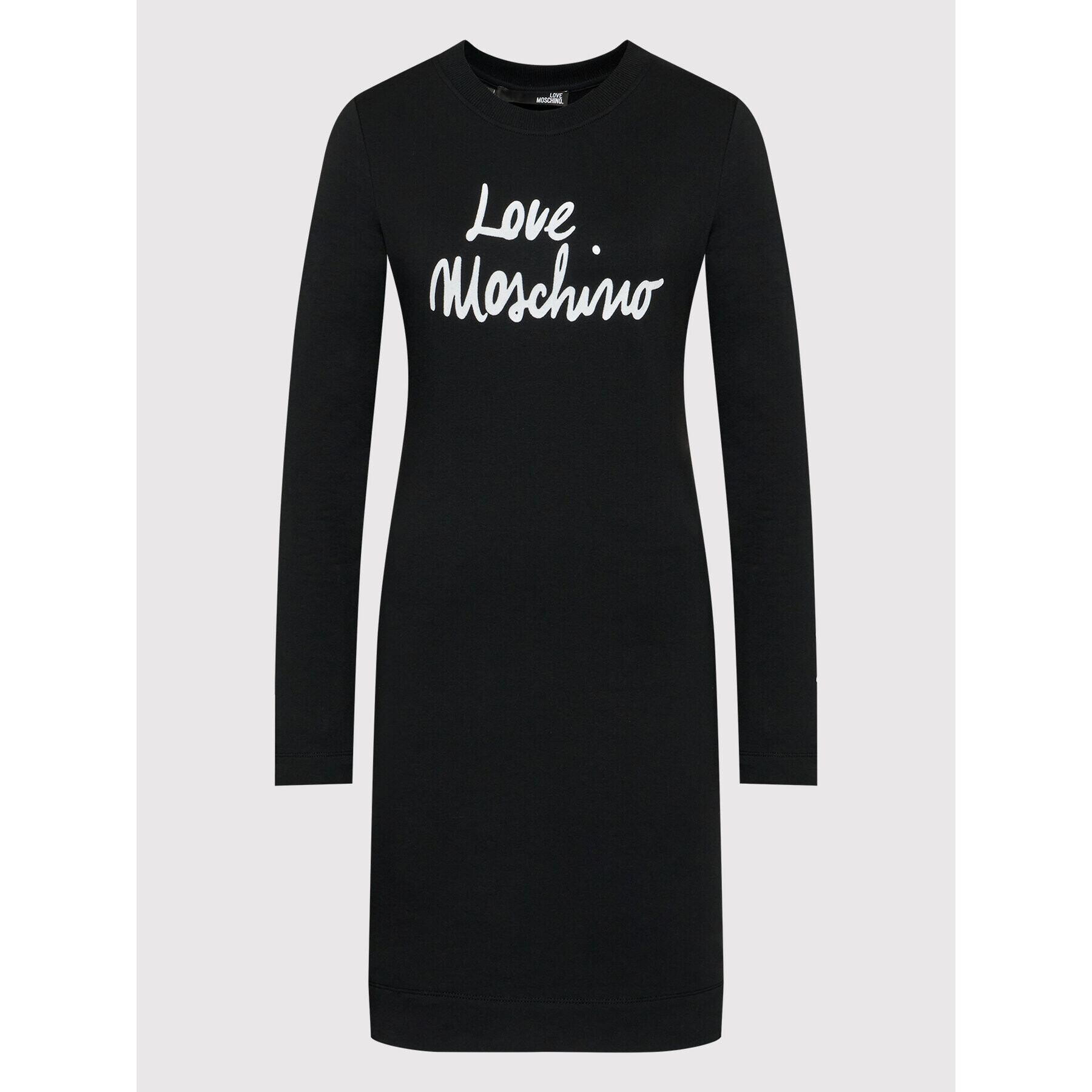 LOVE MOSCHINO Úpletové šaty W5C0002E 2288 Černá Regular Fit - Pepit.cz