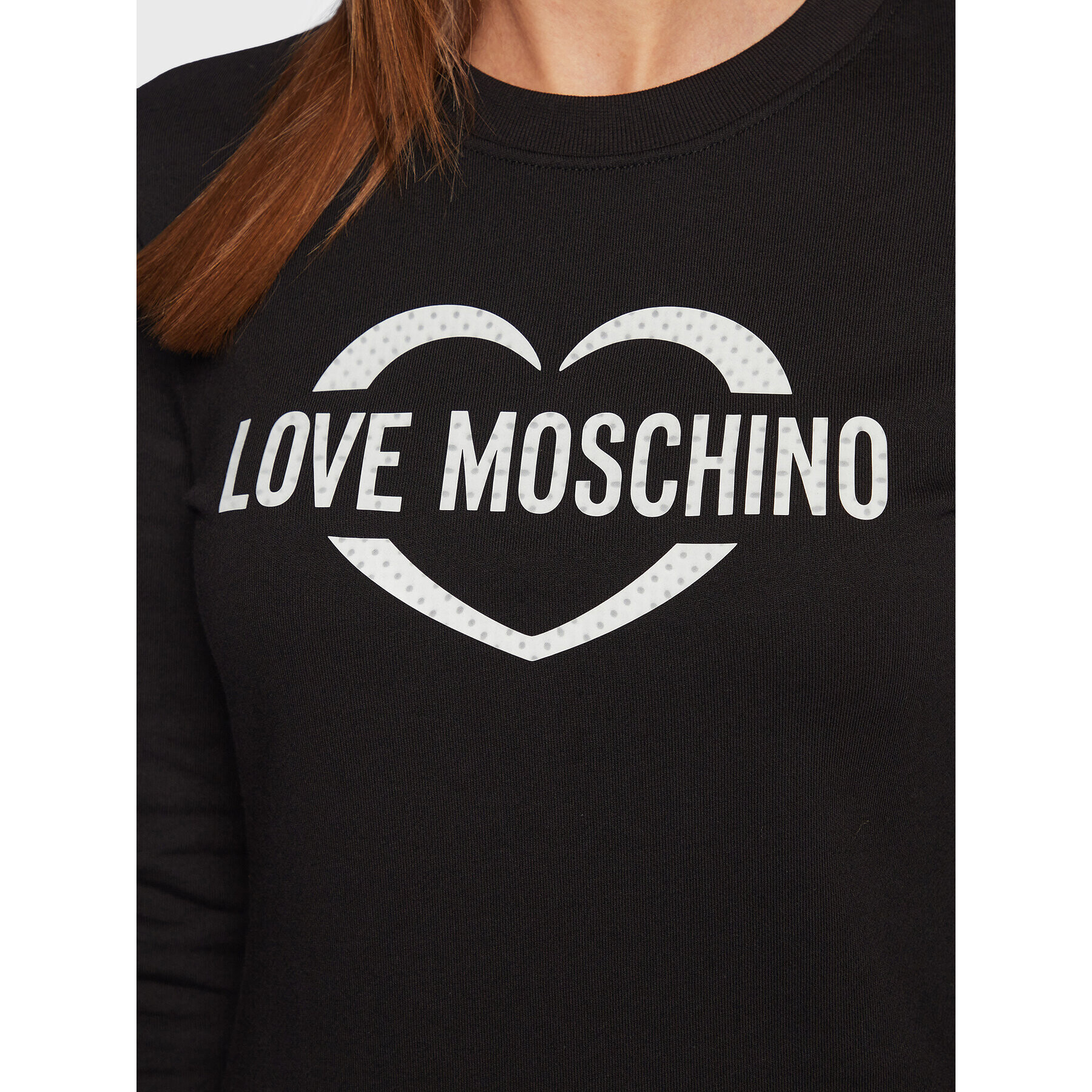 LOVE MOSCHINO Úpletové šaty W5C0003M 4055 Černá Regular Fit - Pepit.cz