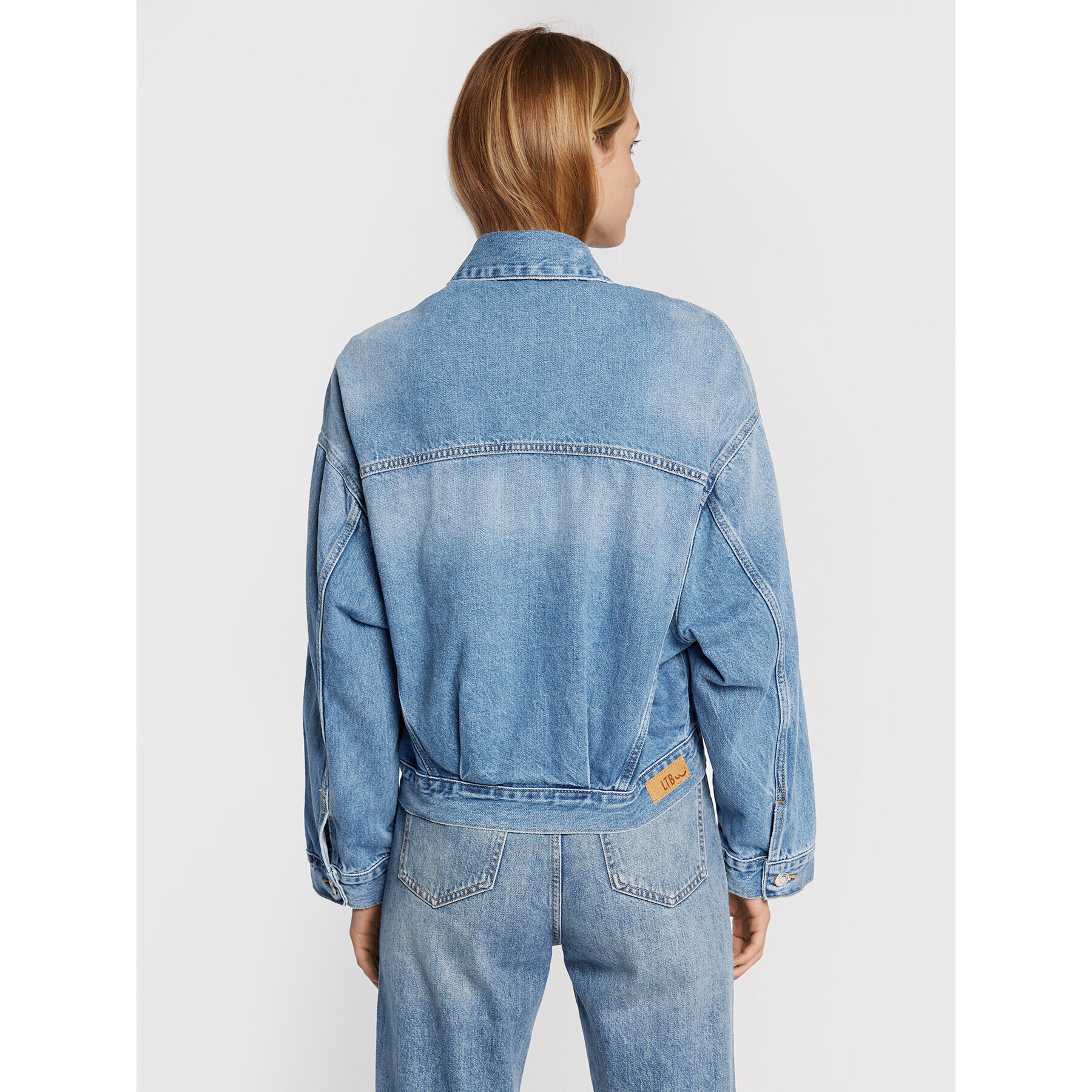 LTB Jeansová bunda Celia 61028 15183 Modrá Oversize - Pepit.cz