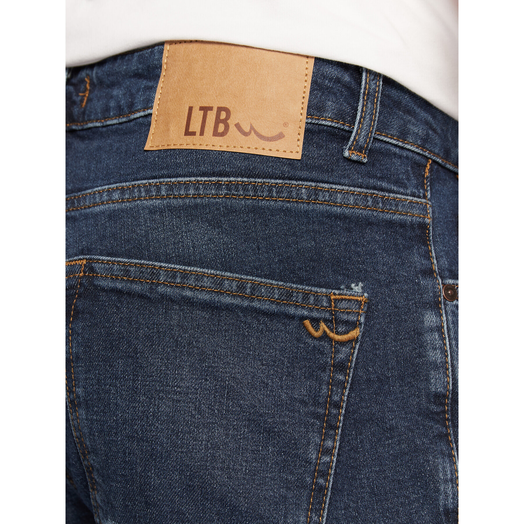 LTB Jeansy Alessio 51501 15327 Tmavomodrá Slim Fit - Pepit.cz