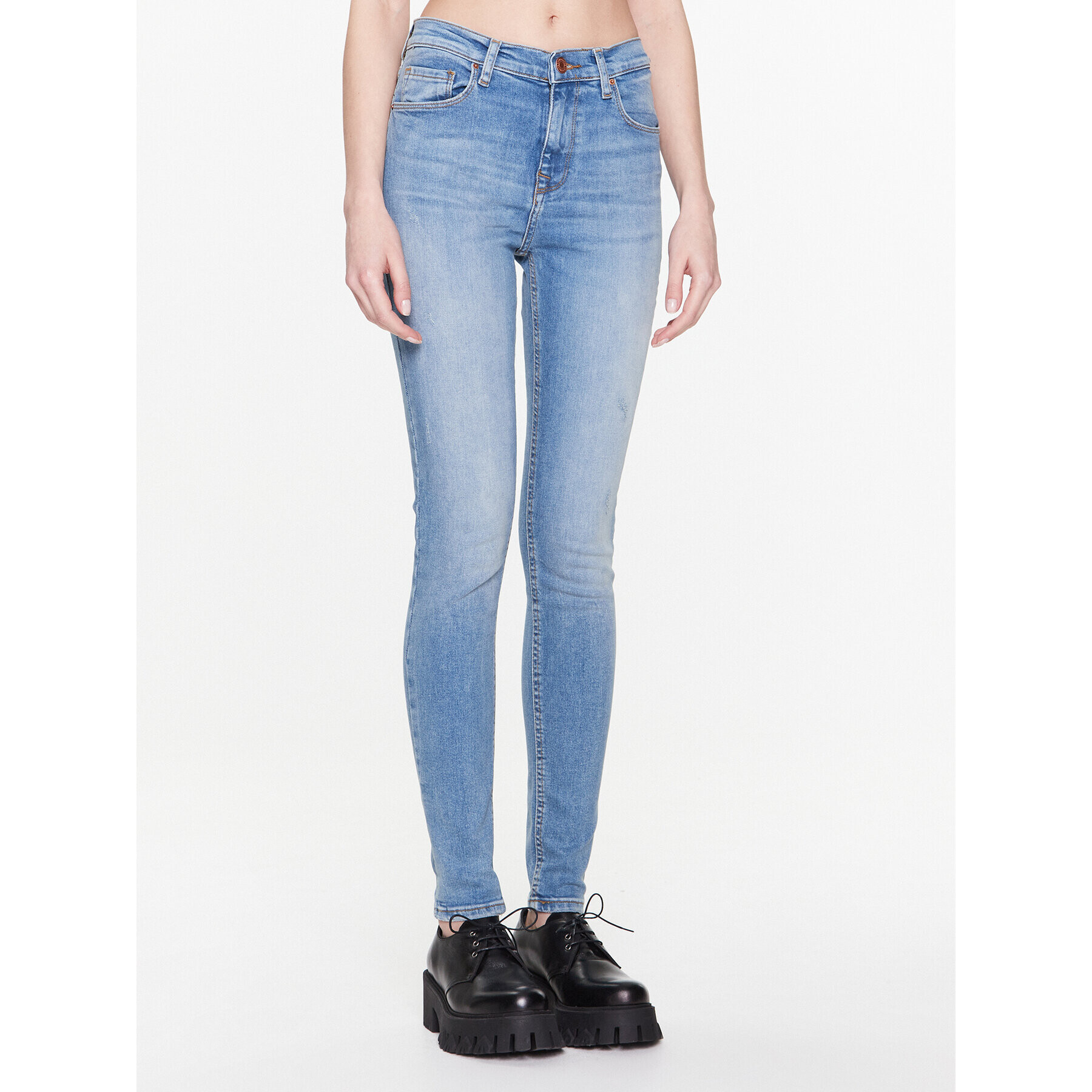 LTB Jeansy Amy X 51537 14899 Modrá Skinny Fit - Pepit.cz