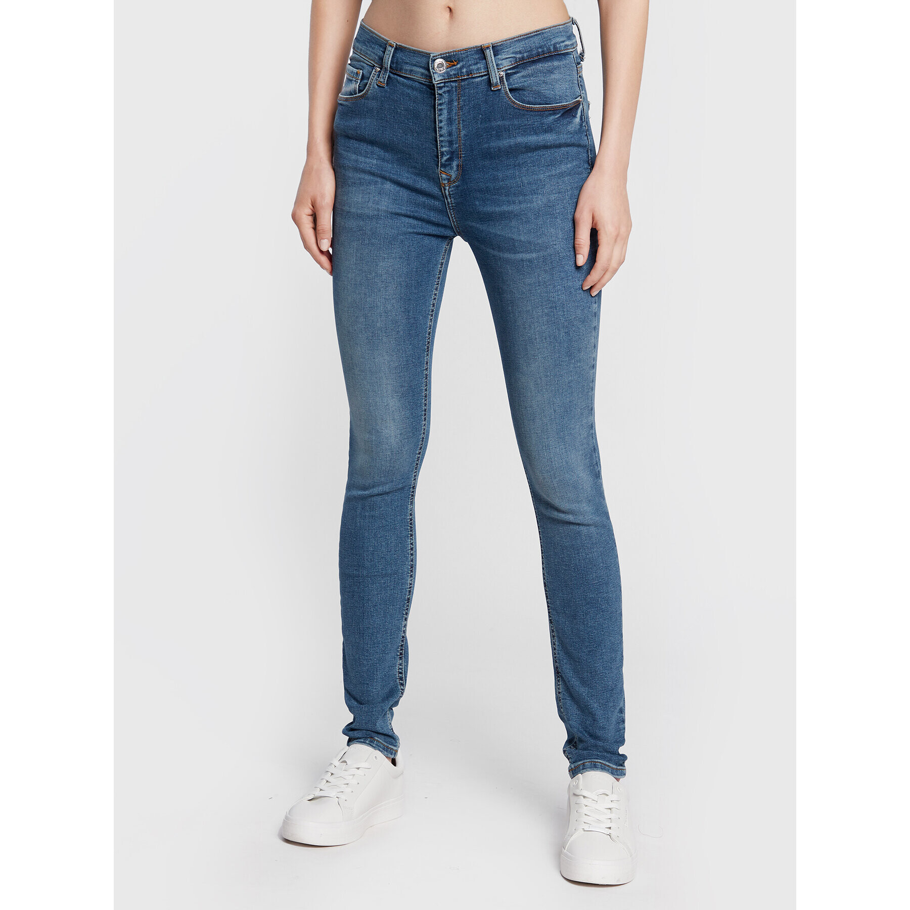 LTB Jeansy Amy X 51537 15254 Modrá Skinny Fit - Pepit.cz