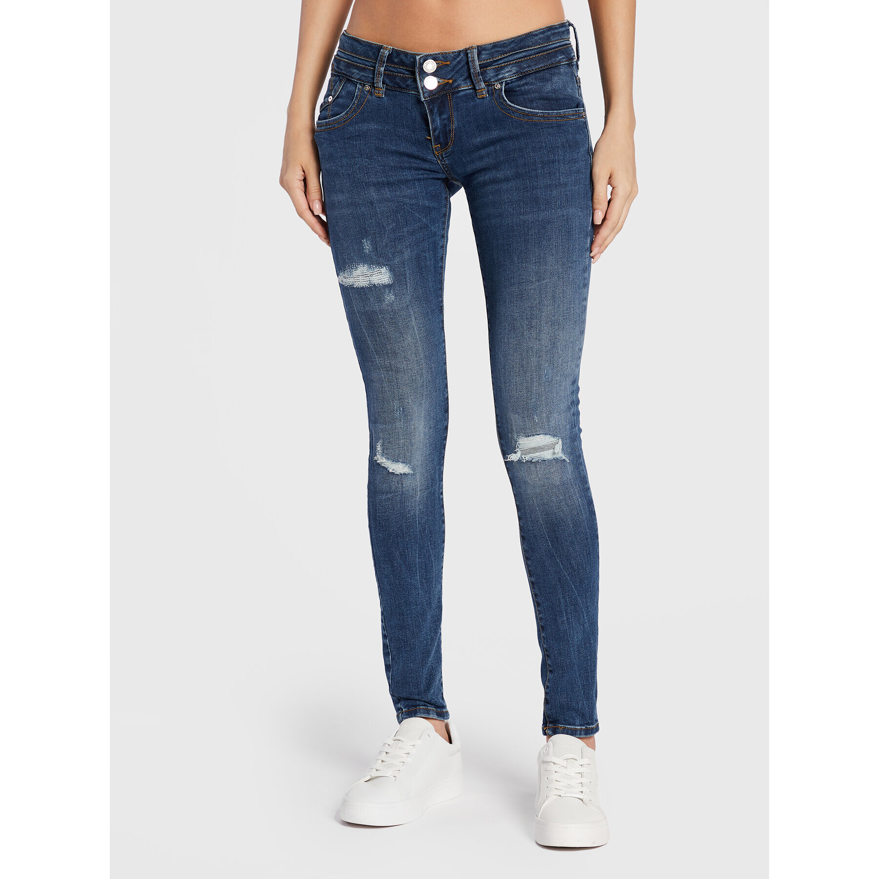 LTB Jeansy Julita 51069 14710 Modrá Extra Skinny Fit - Pepit.cz