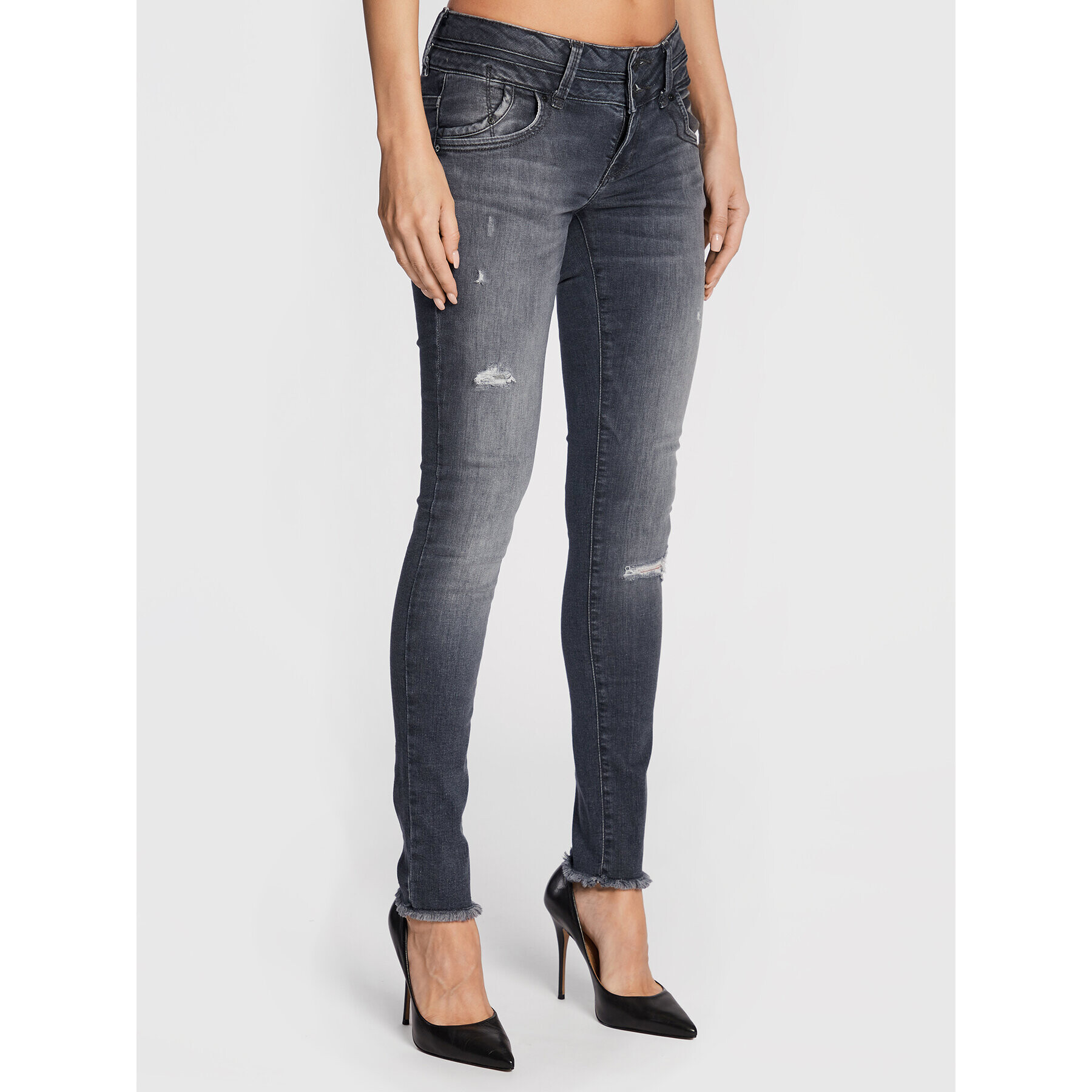 LTB Jeansy Julita 51069 14724 Šedá Extra Skinny Fit - Pepit.cz