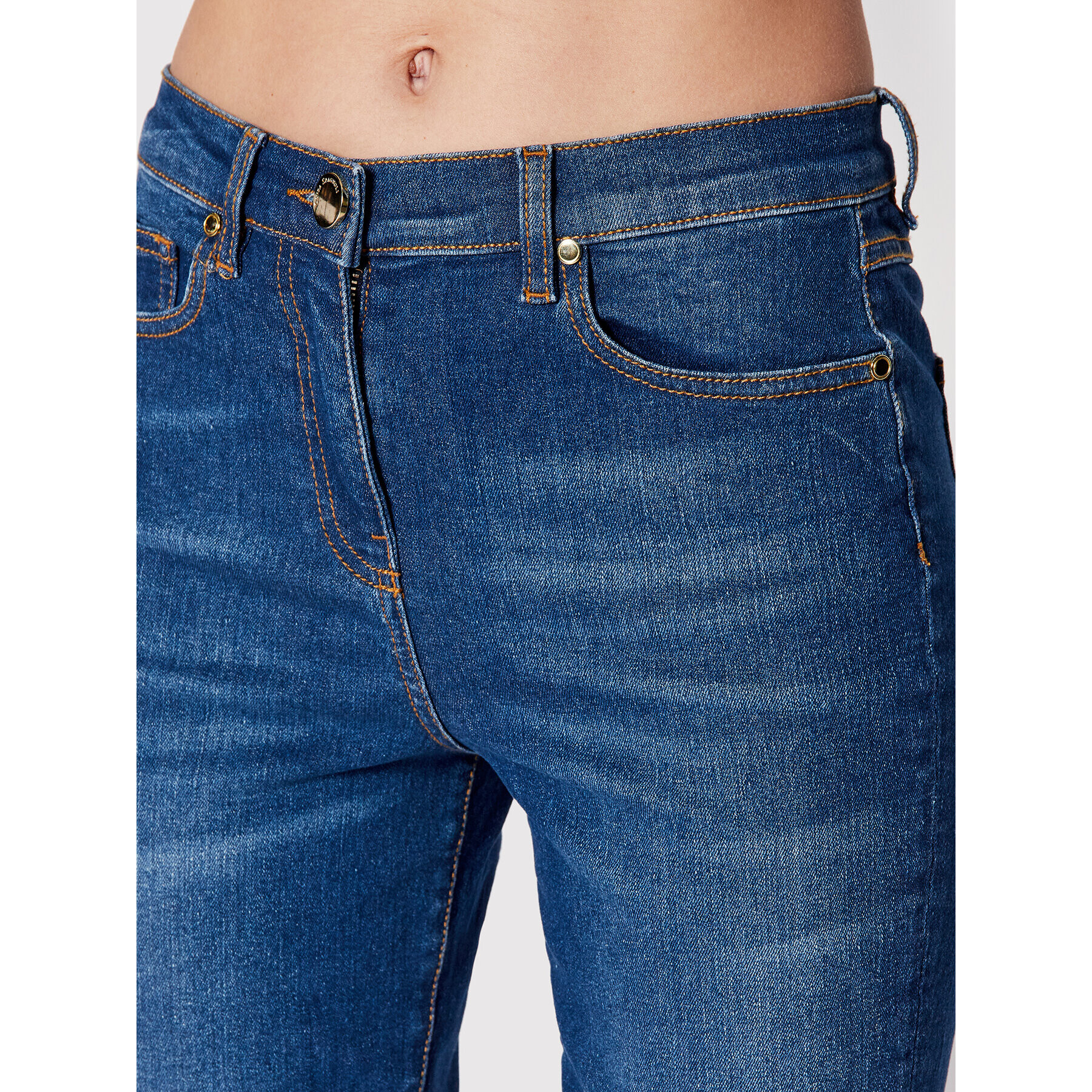 Luisa Spagnoli Jeansy Annuo 538779 Modrá Regular Fit - Pepit.cz