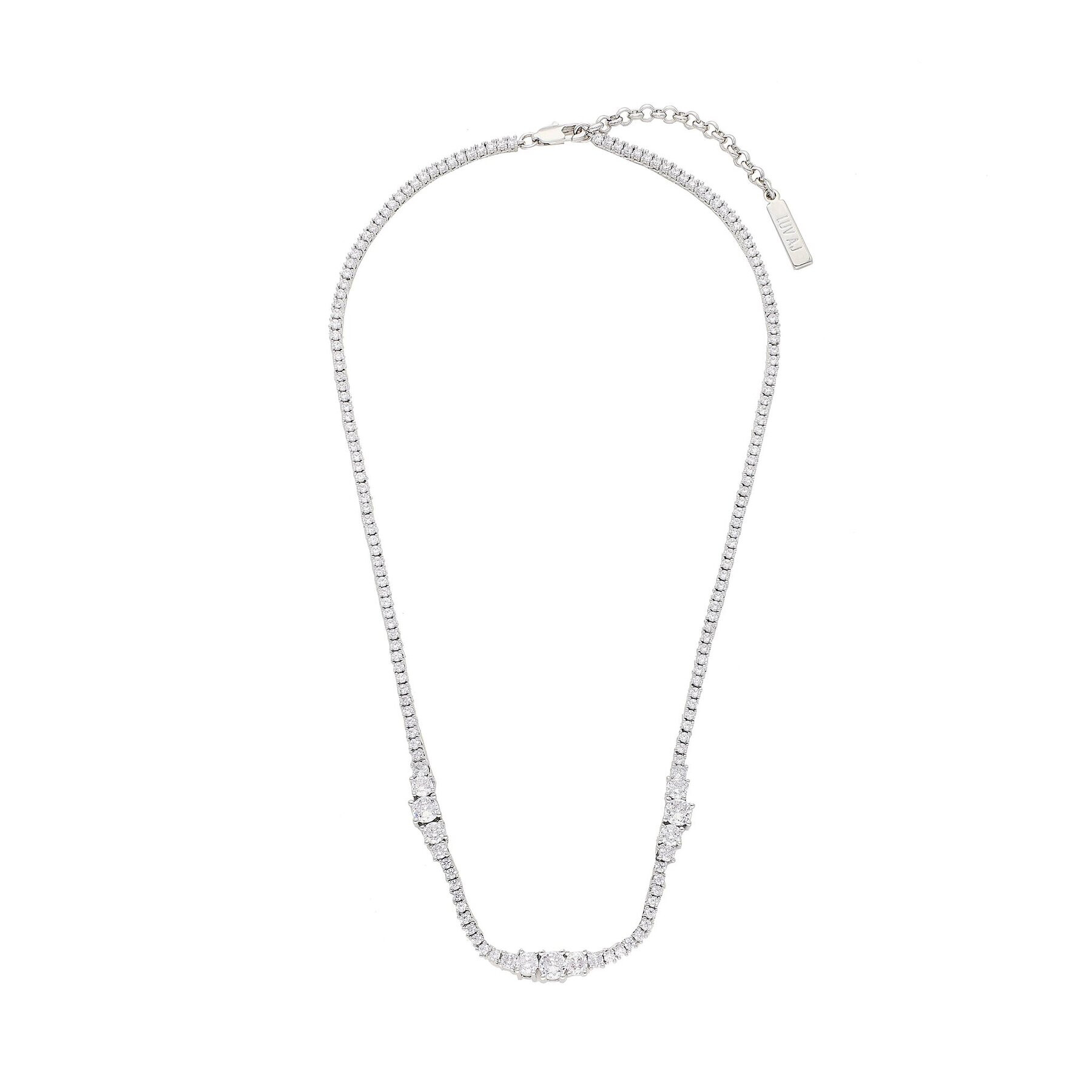 Luv AJ Náhrdelník Colette Ballier Necklace HOL22-N-CBN-S Stříbrná - Pepit.cz