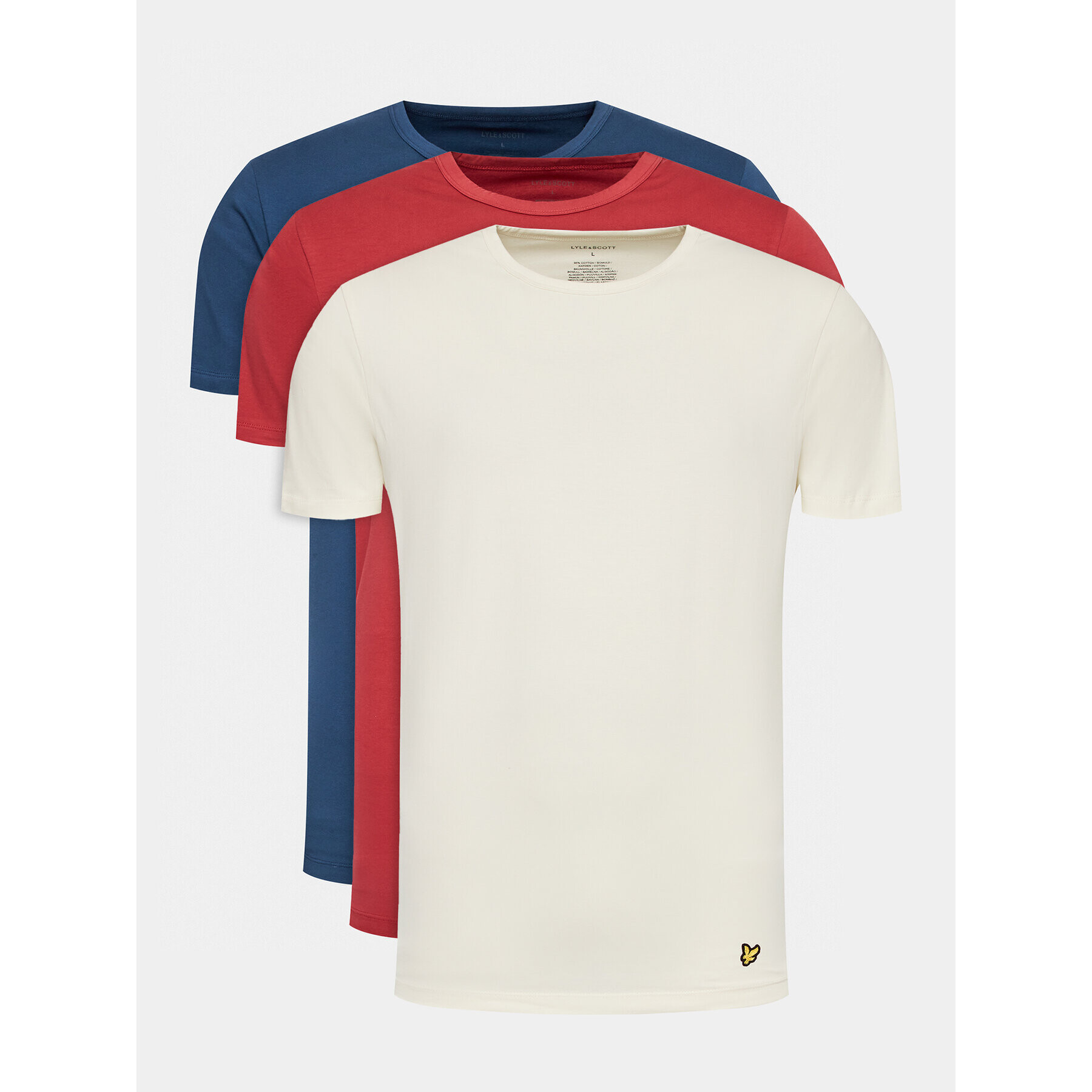 Lyle & Scott 3-dílná sada T-shirts Maxwell 3 Pack T-shirt LG1800V Modrá Regular Fit - Pepit.cz