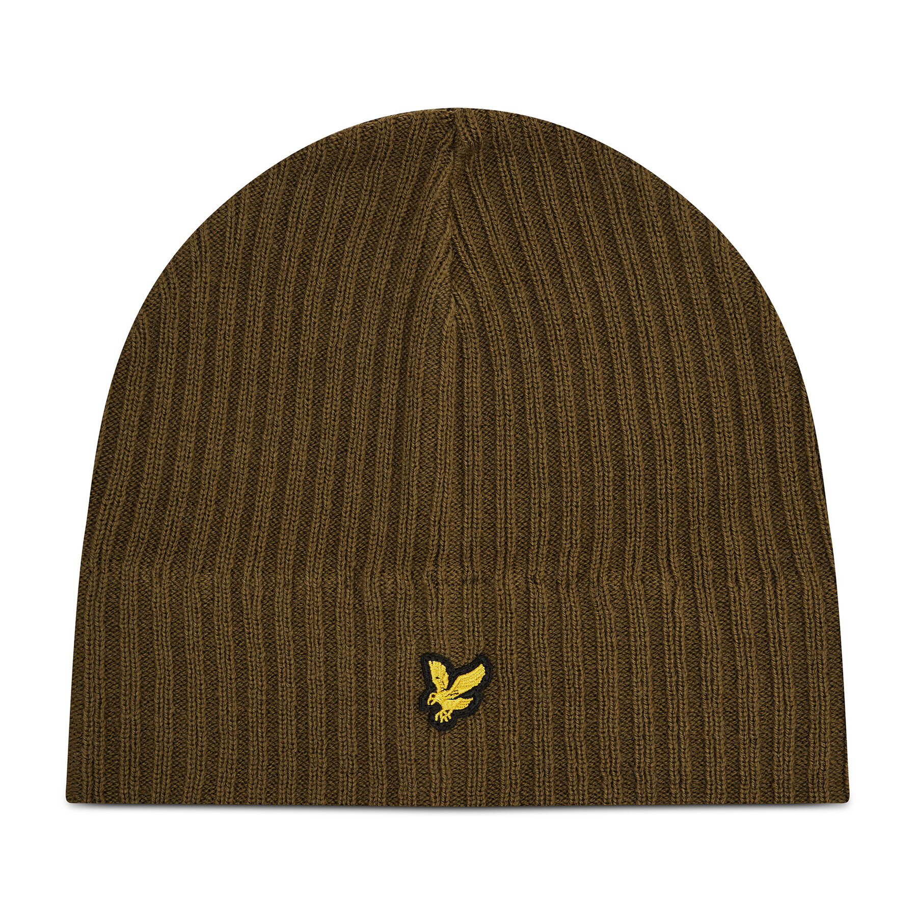 Lyle & Scott Čepice Knitted Ribbed Beanie HE502AC Zelená - Pepit.cz