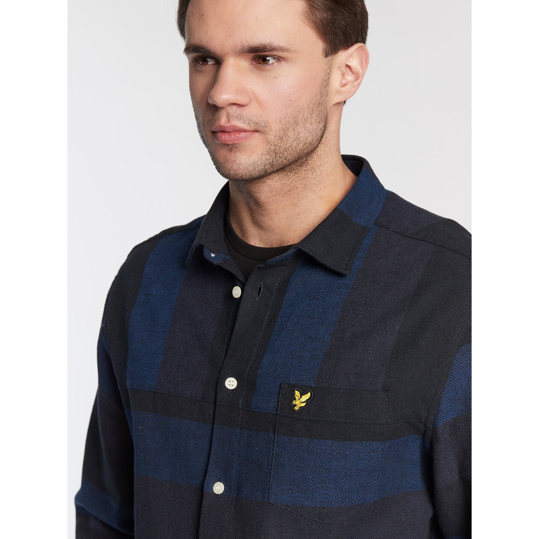 Lyle & Scott Košile Artisinal LW1603V Tmavomodrá Regular Fit - Pepit.cz