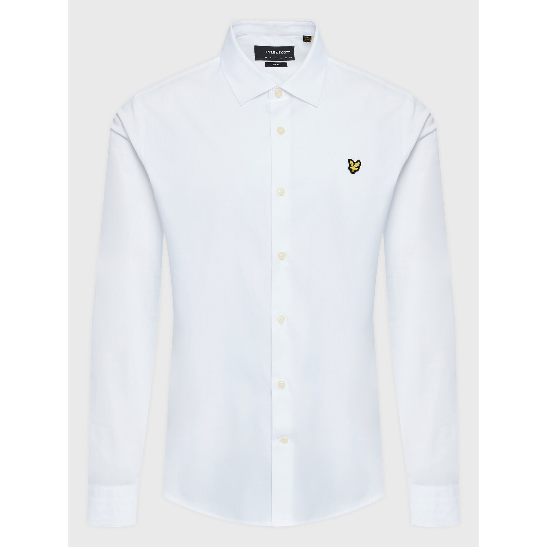 Lyle & Scott Košile LW1115VOG Bílá Slim Fit - Pepit.cz