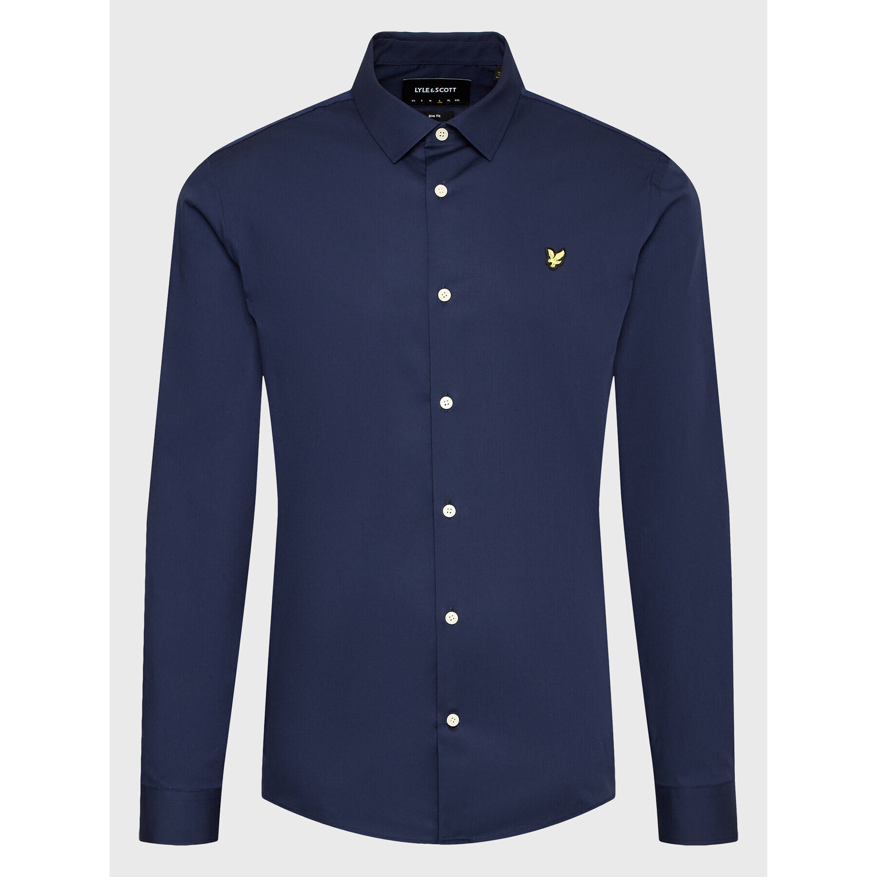 Lyle & Scott Košile LW1115VOG Tmavomodrá Slim Fit - Pepit.cz