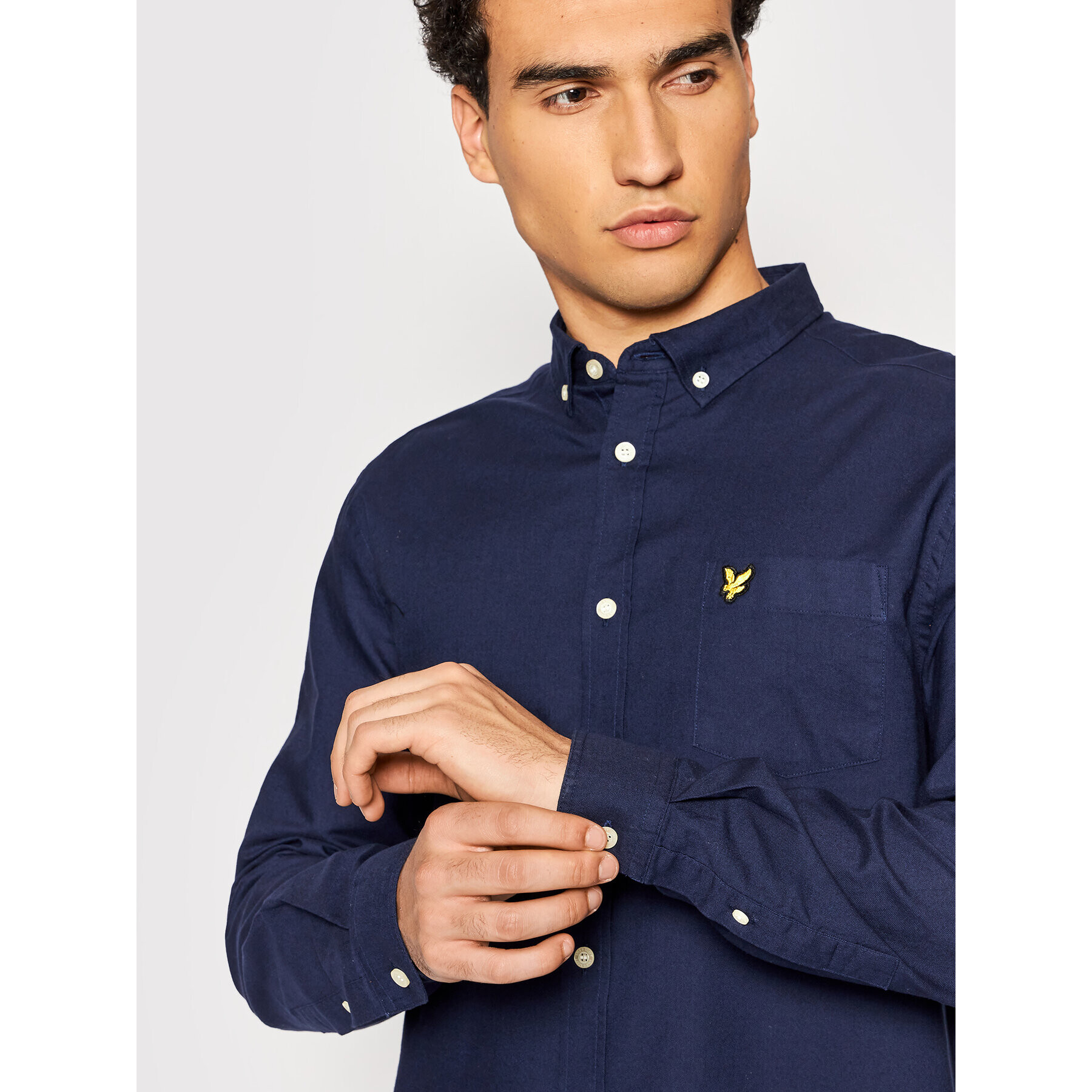 Lyle & Scott Košile Oxford LW1302VTR Tmavomodrá Regular Fit - Pepit.cz