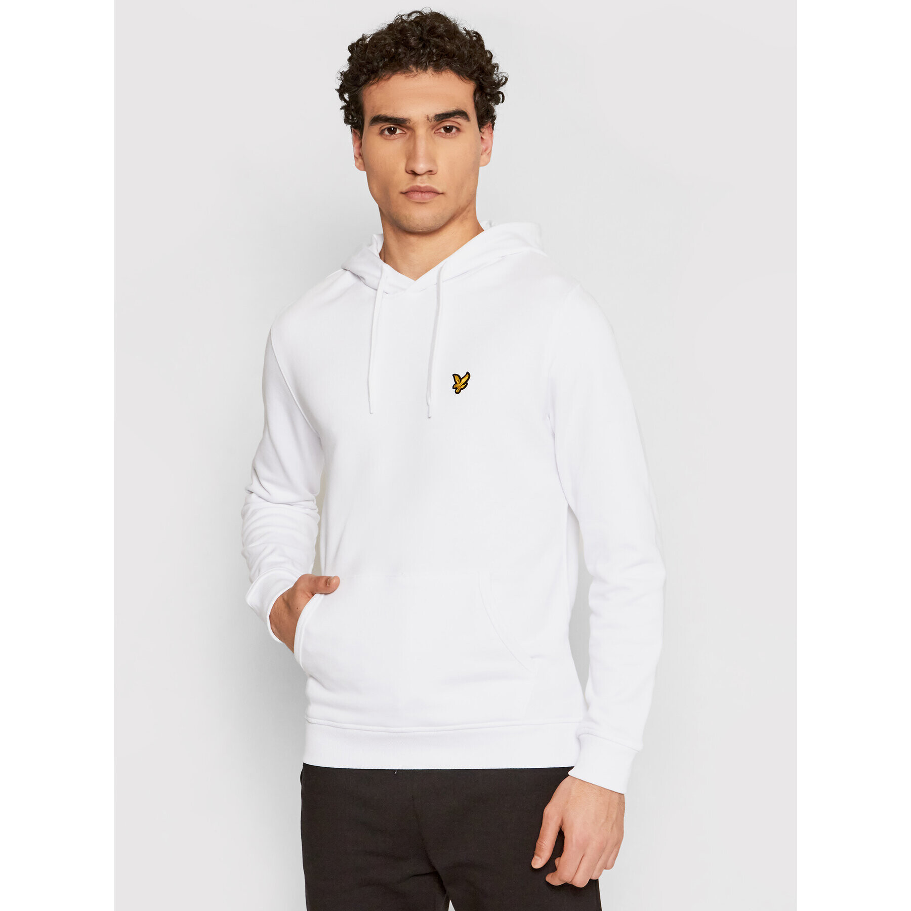 Lyle & Scott Mikina Pullover ML416VTR Bílá Regular Fit - Pepit.cz