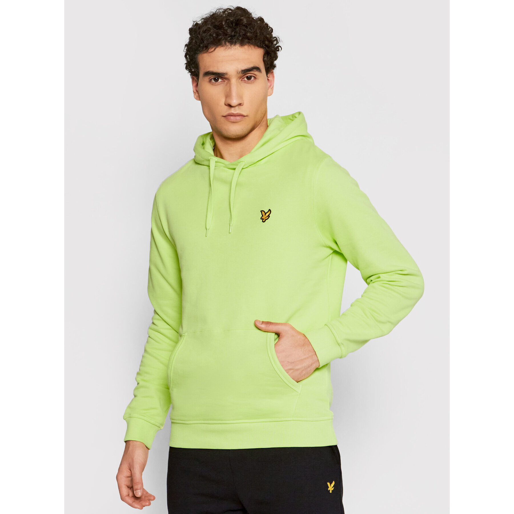 Lyle & Scott Mikina Pullover ML416VTR Zelená Regular Fit - Pepit.cz