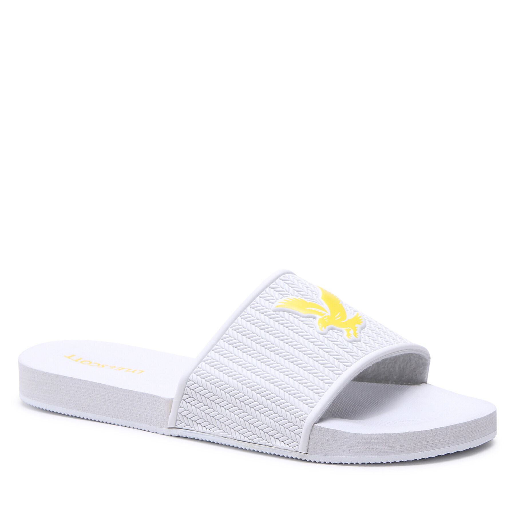 Lyle & Scott Nazouváky Easy Slide FW1407 Bílá - Pepit.cz