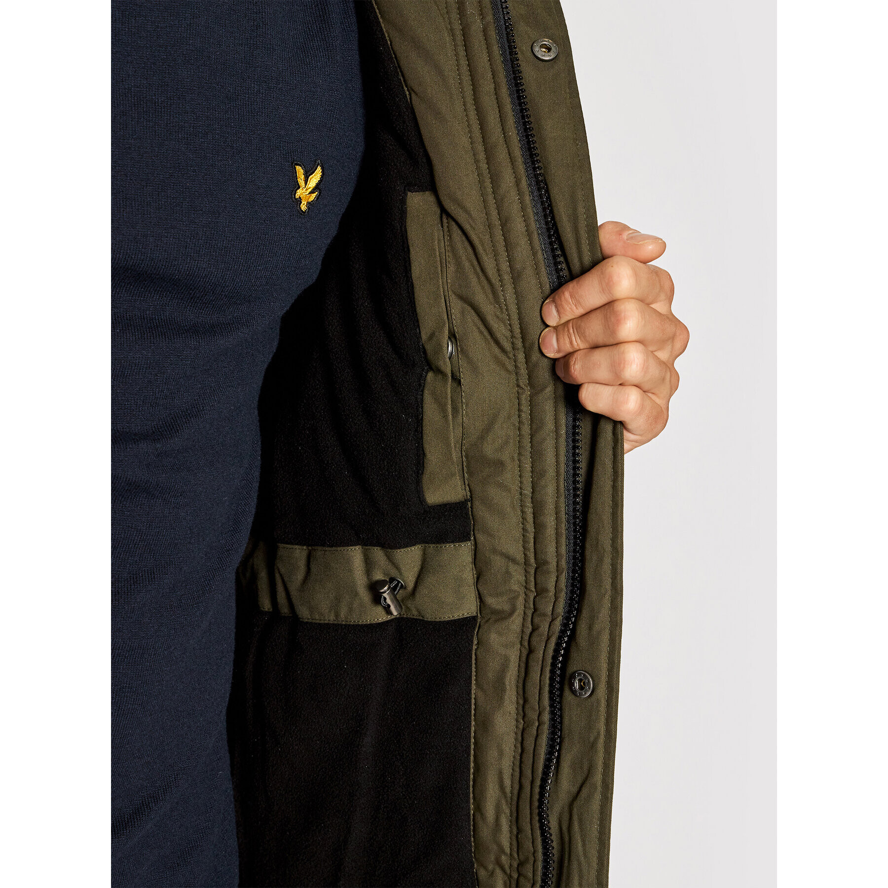 Lyle & Scott Parka JK1536V Zelená Regular Fit - Pepit.cz