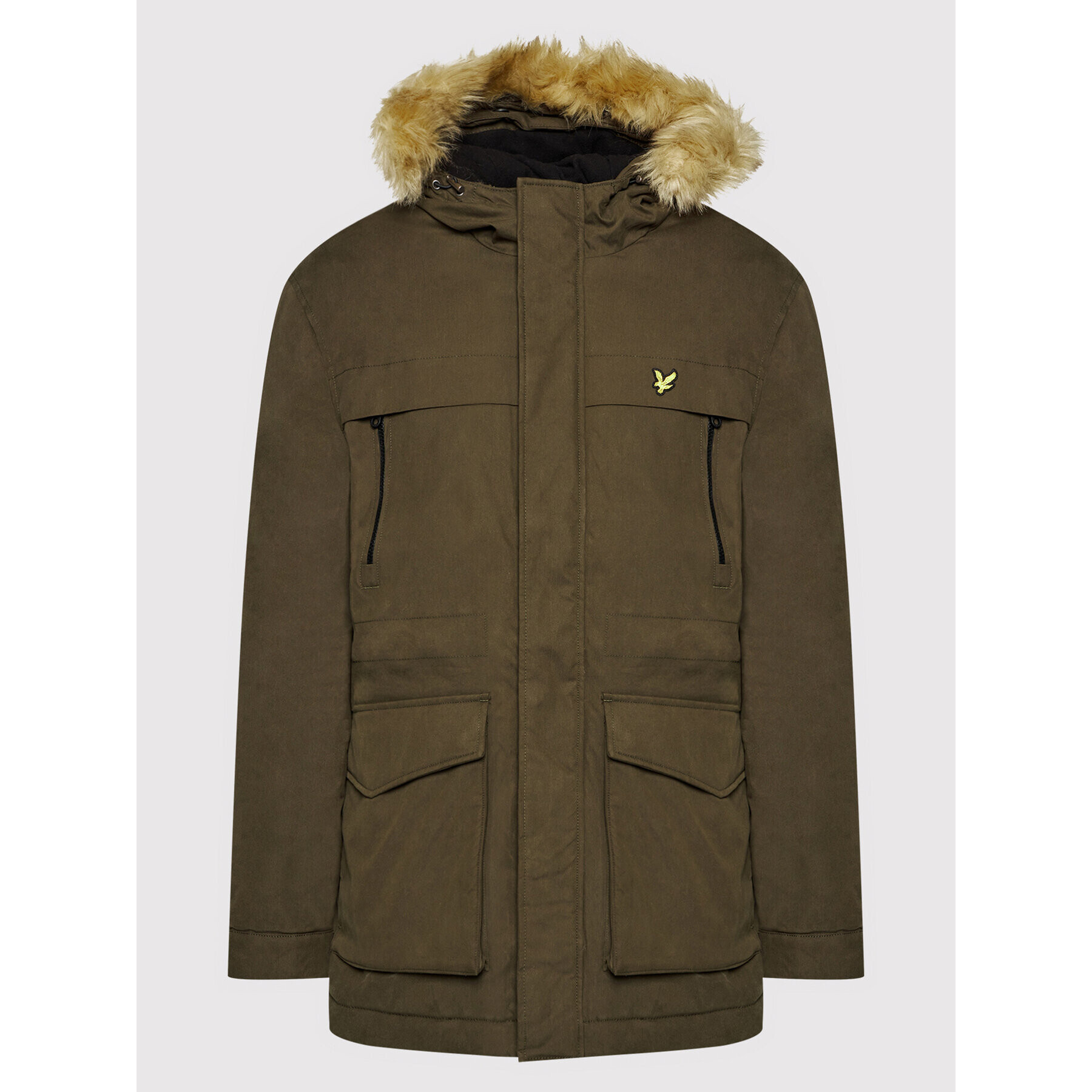 Lyle & Scott Parka JK1536V Zelená Regular Fit - Pepit.cz