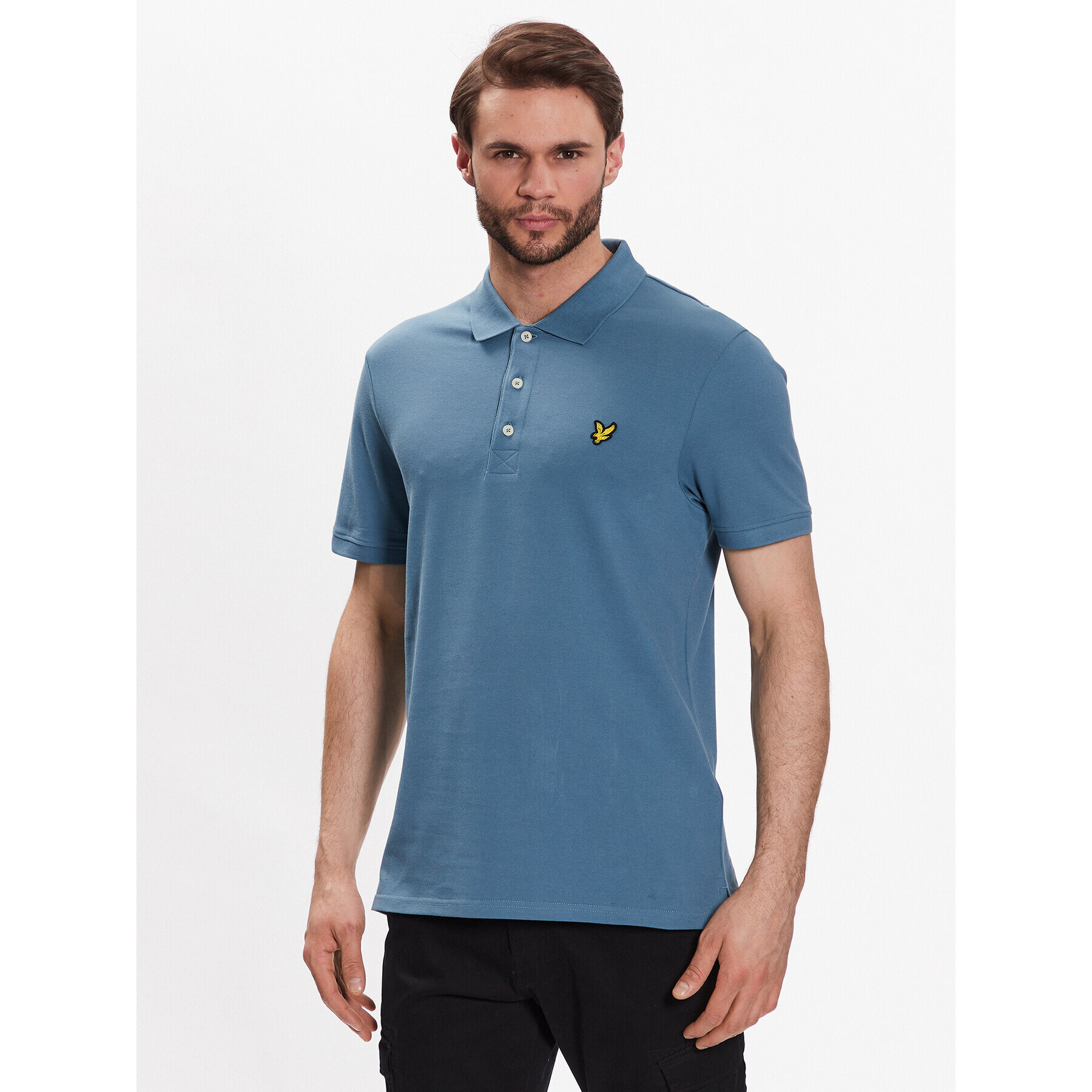 Lyle & Scott Polokošile Plain Polo Shirt SP400VOG Modrá Regular Fit - Pepit.cz