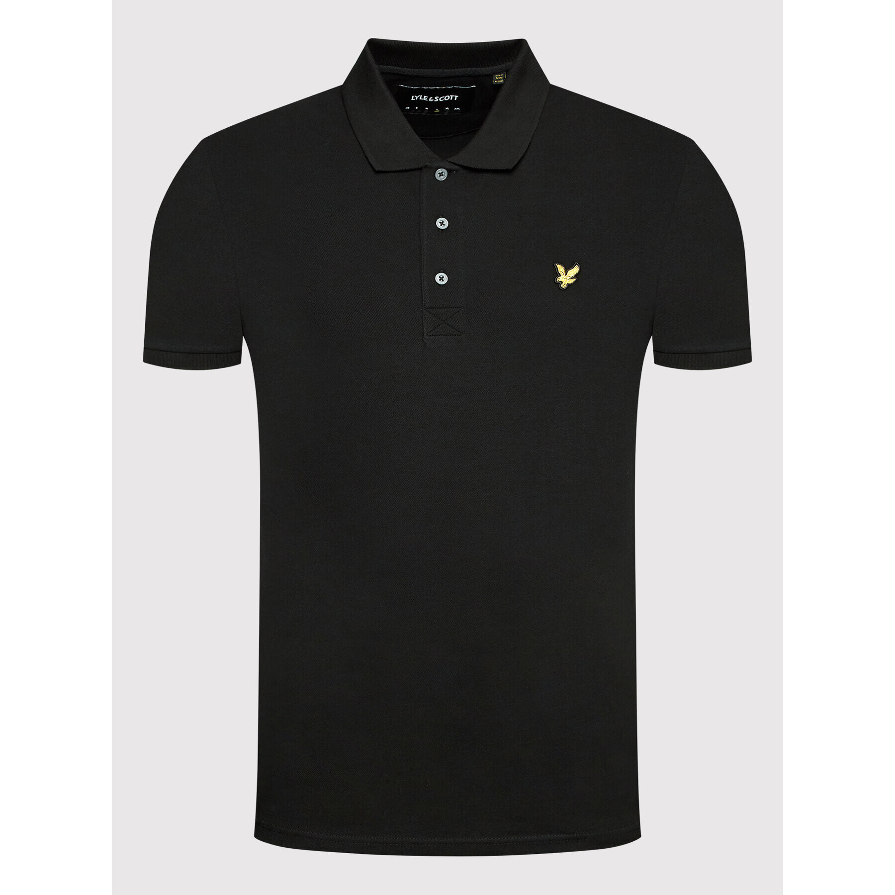 Lyle & Scott Polokošile Plain SP400VOG Černá Regular Fit - Pepit.cz