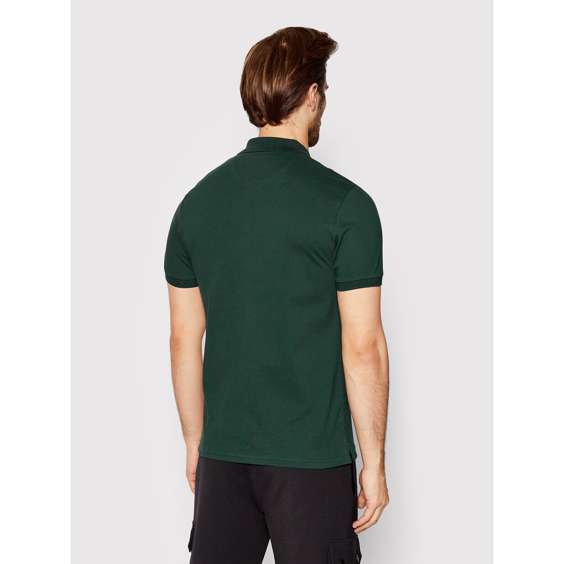 Lyle & Scott Polokošile Plain SP400VOG Zelená Regular Fit - Pepit.cz