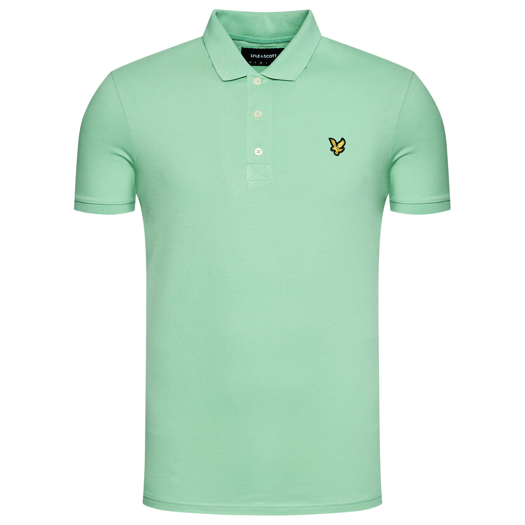 Lyle & Scott Polokošile Plain SP400VOG Zelená Regular Fit - Pepit.cz