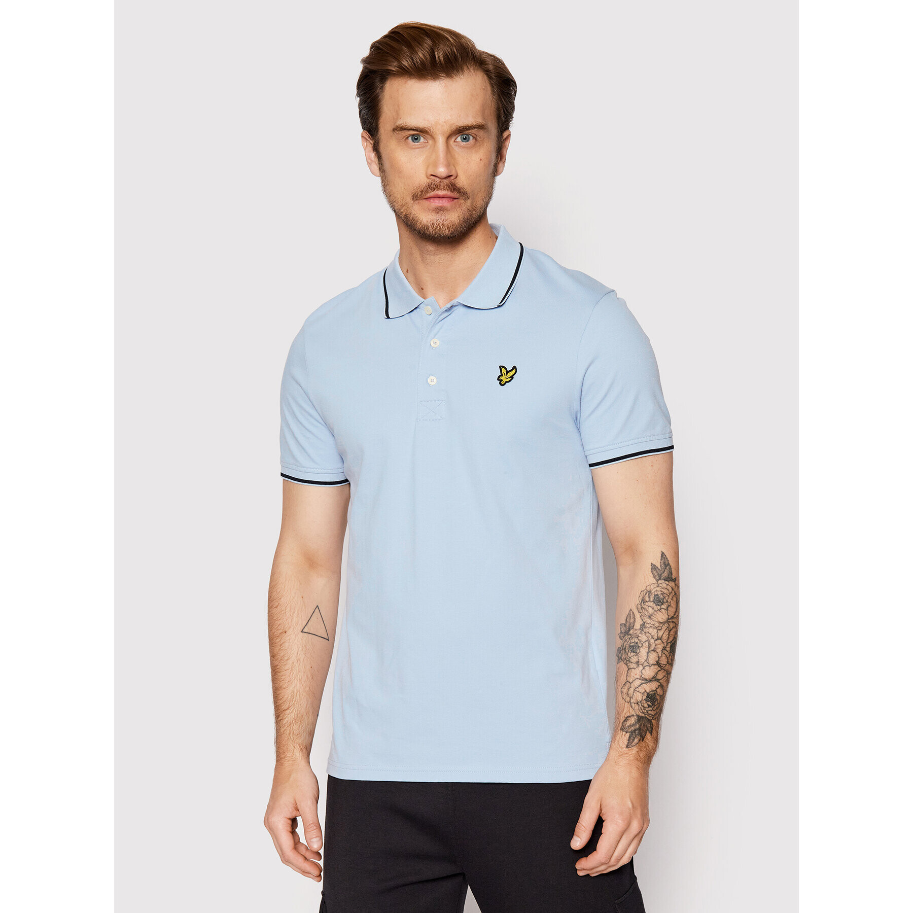 Lyle & Scott Polokošile SP1524VOG Modrá Regular Fit - Pepit.cz