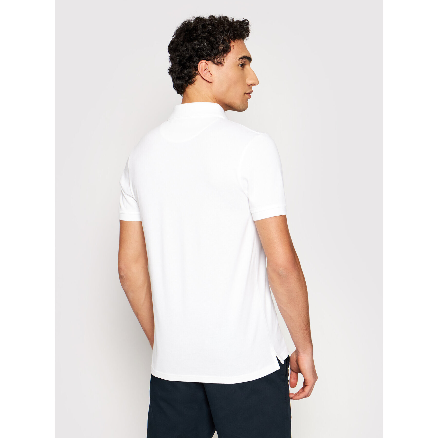 Lyle & Scott Polokošile SP400VB Bílá Regular Fit - Pepit.cz