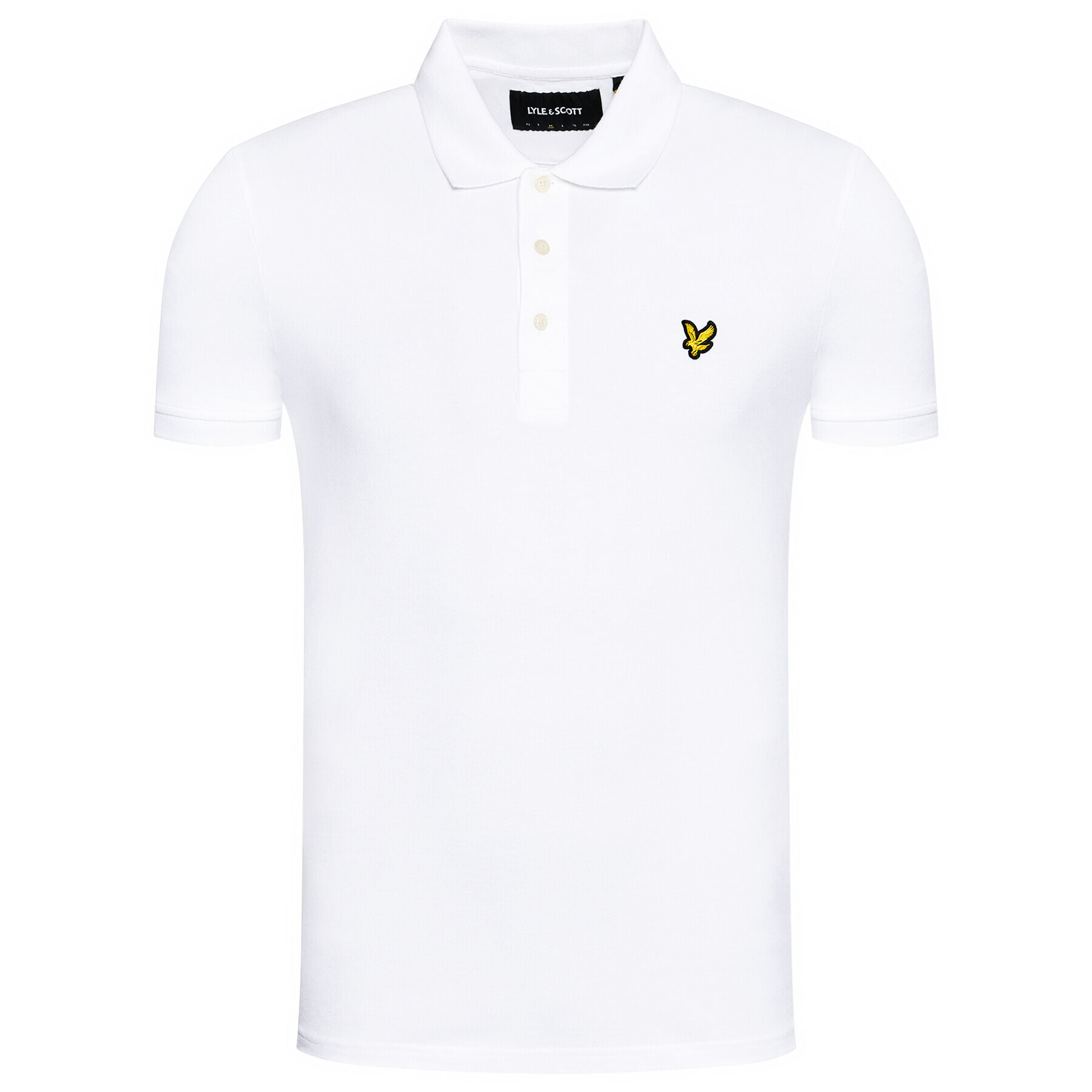 Lyle & Scott Polokošile SP400VB Bílá Regular Fit - Pepit.cz