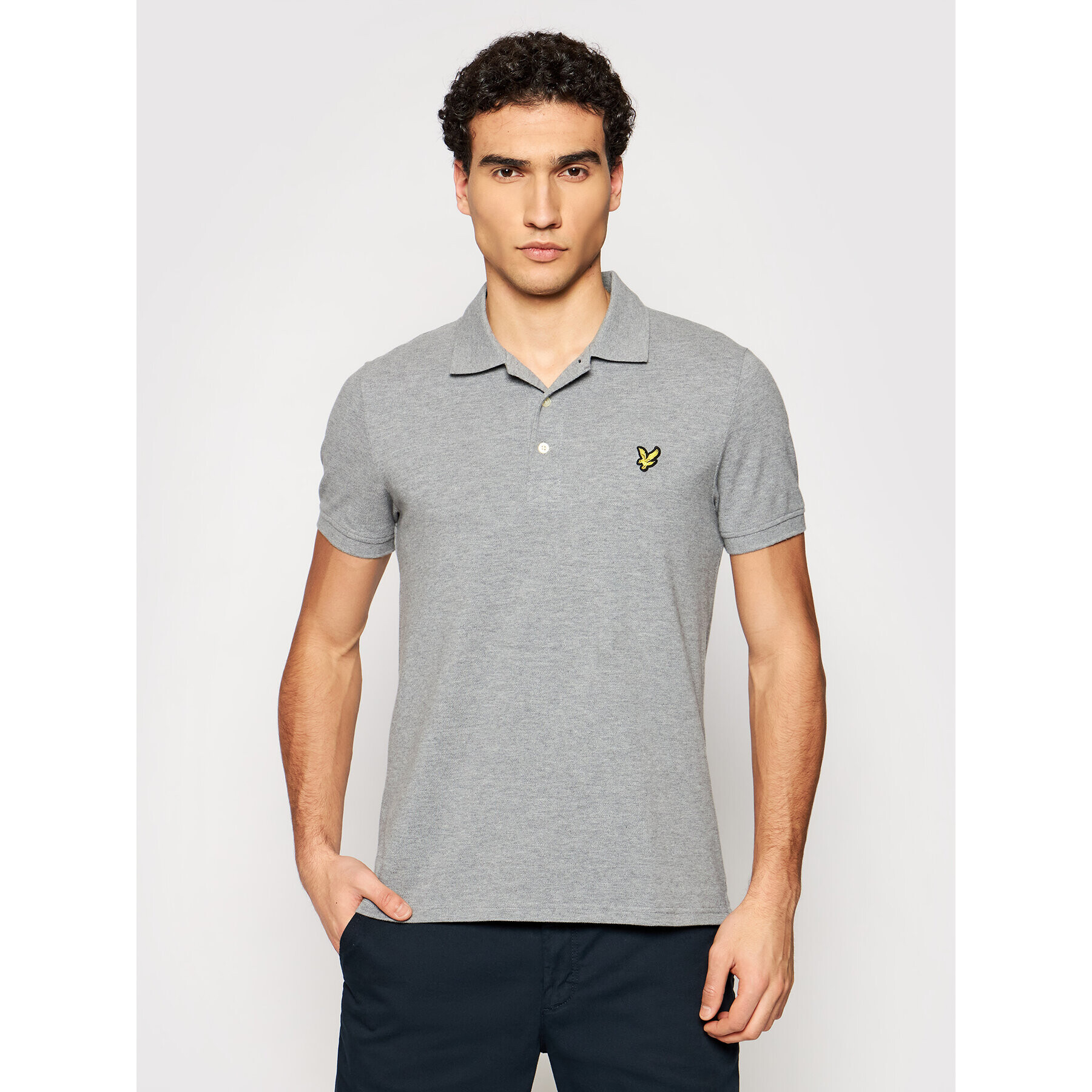 Lyle & Scott Polokošile SP400VB Šedá Regular Fit - Pepit.cz