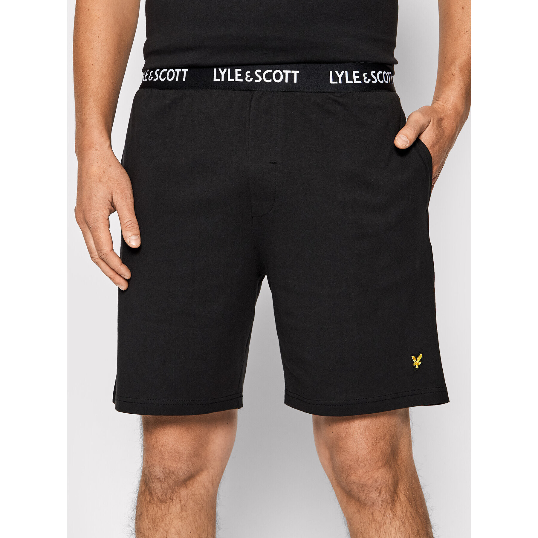 Lyle & Scott Pyžamo Charlie LSLSET900 Černá Regular Fit - Pepit.cz