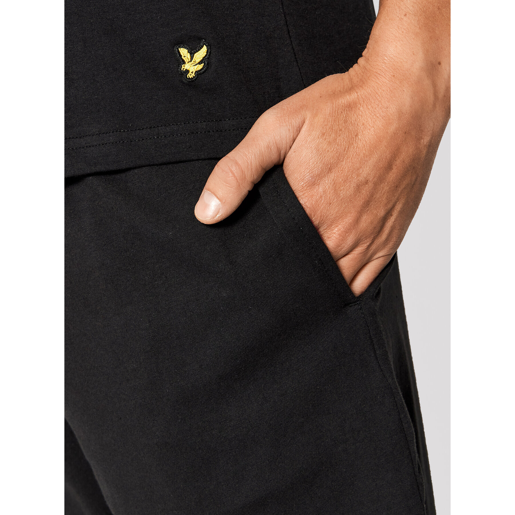 Lyle & Scott Pyžamo Charlie LSLSET900 Černá Regular Fit - Pepit.cz