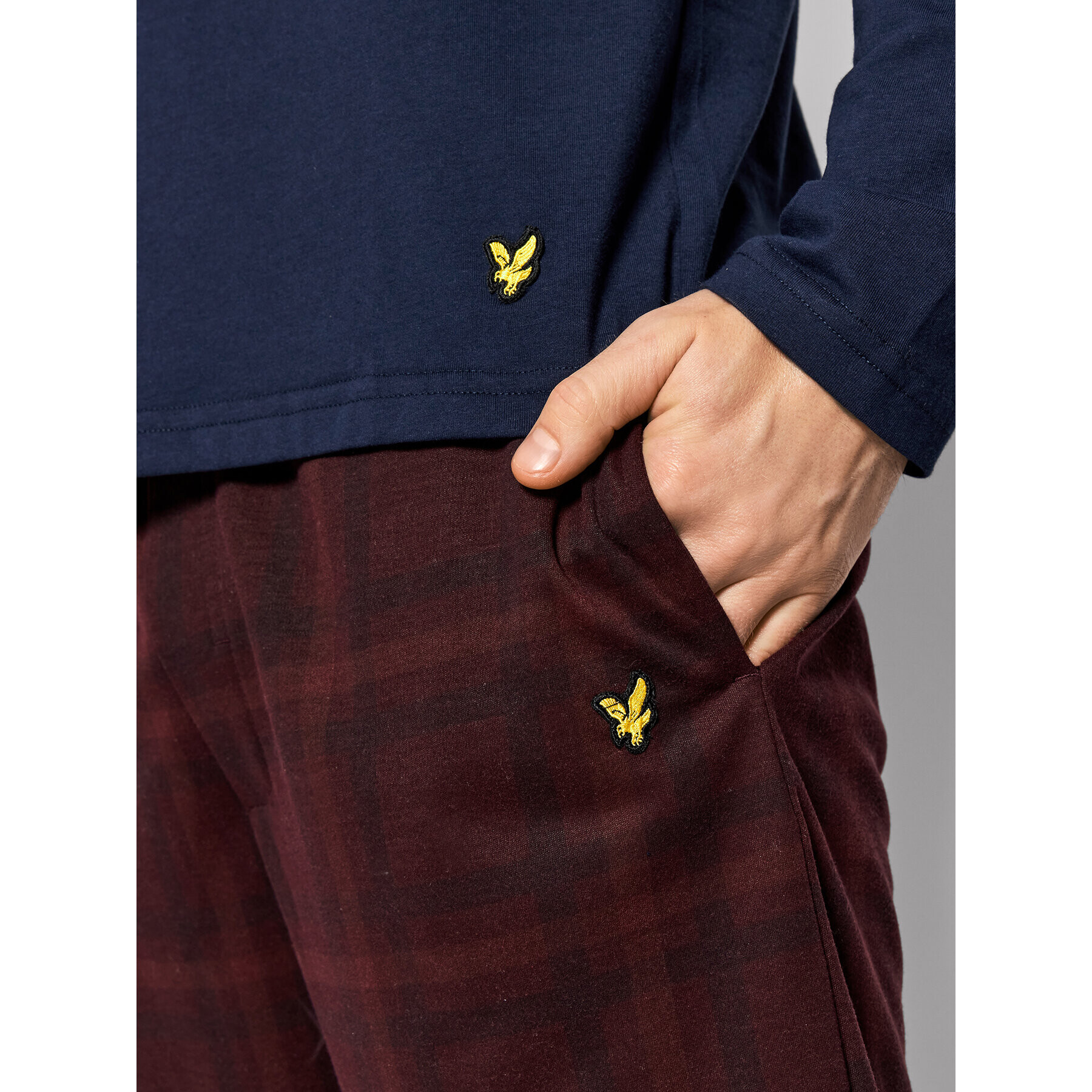 Lyle & Scott Pyžamo Clive LSLSET941 Barevná Regular Fit - Pepit.cz