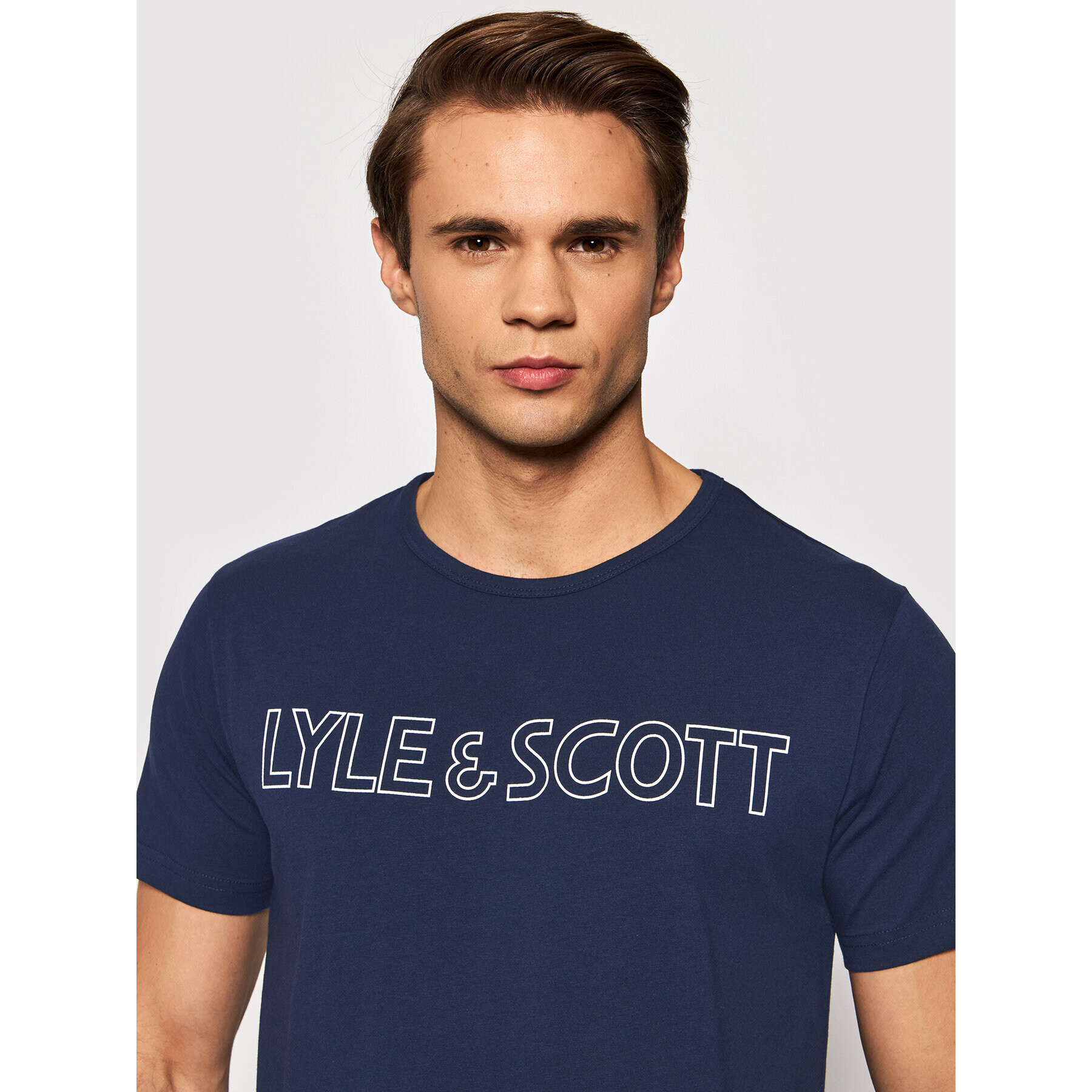 Lyle & Scott Pyžamo Dominic LSLSET947 Tmavomodrá - Pepit.cz