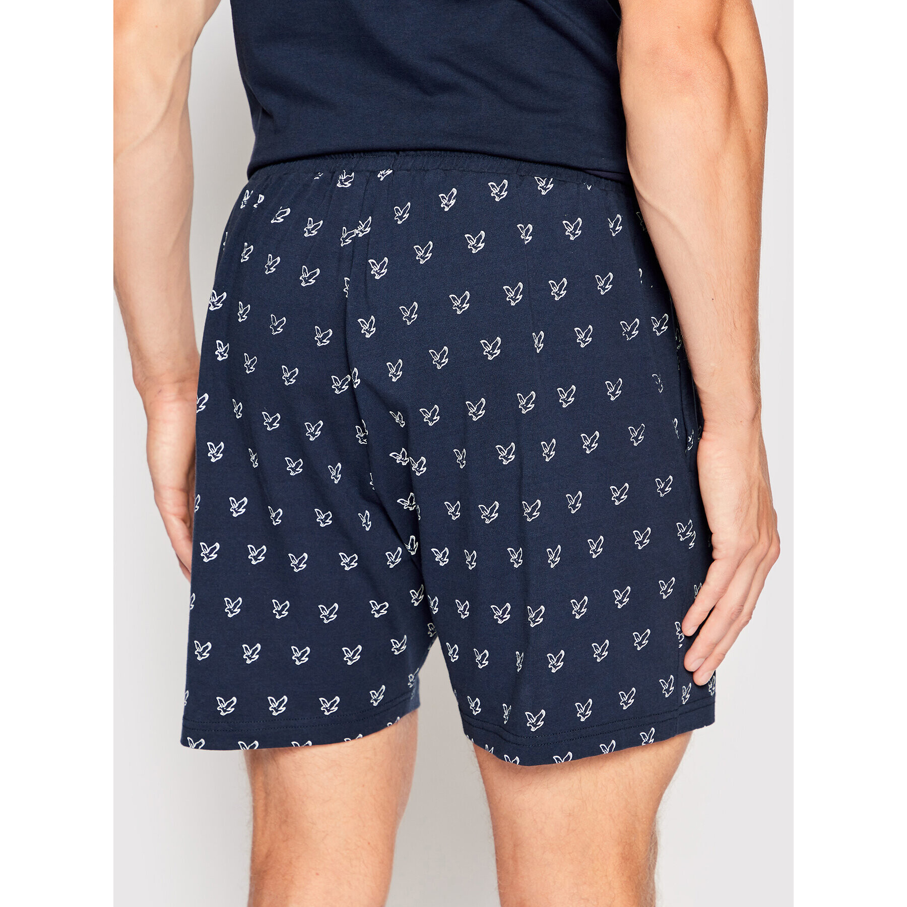 Lyle & Scott Pyžamo Griffin LSLSET974 Tmavomodrá Regular Fit - Pepit.cz