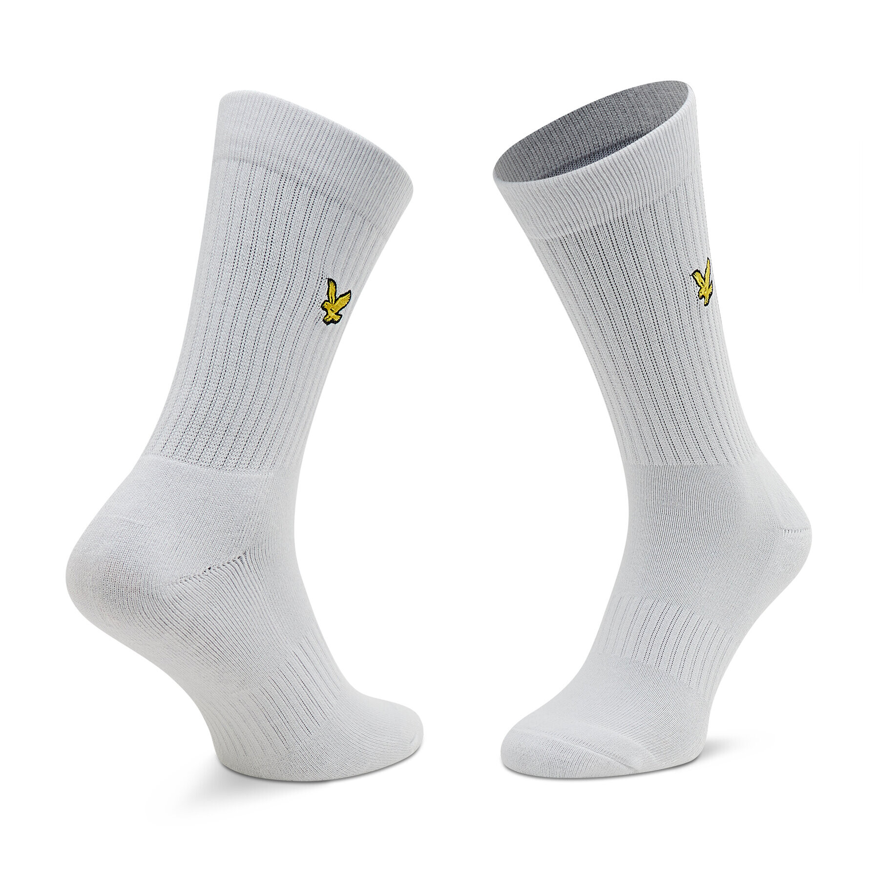 Lyle & Scott Sada 3 párů pánských vysokých ponožek Hamilton LS-SPRT-SK-502-3321 r.40-46 Bílá - Pepit.cz