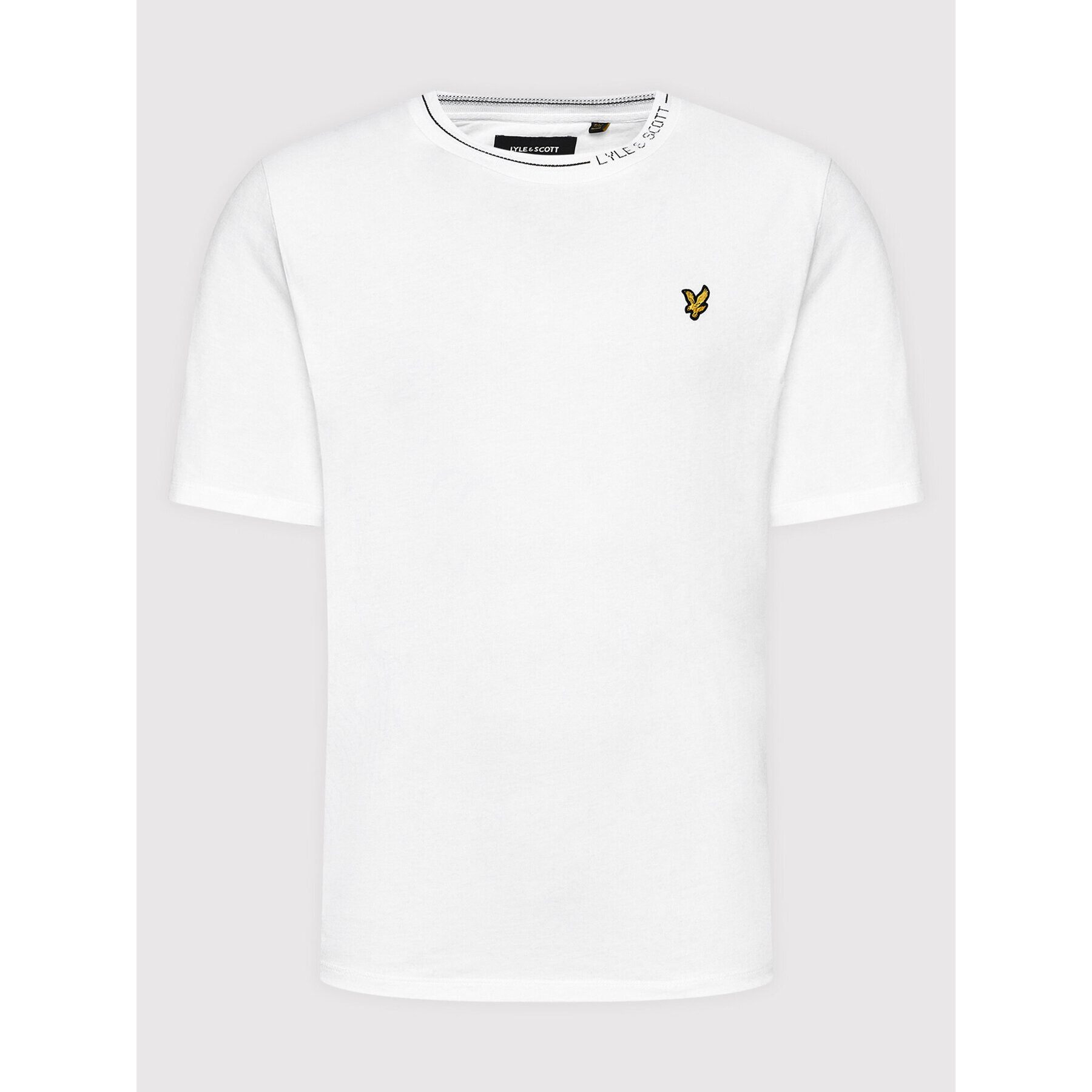 Lyle & Scott T-Shirt Branded Ringer TS1357V Bílá Relaxed Fit - Pepit.cz