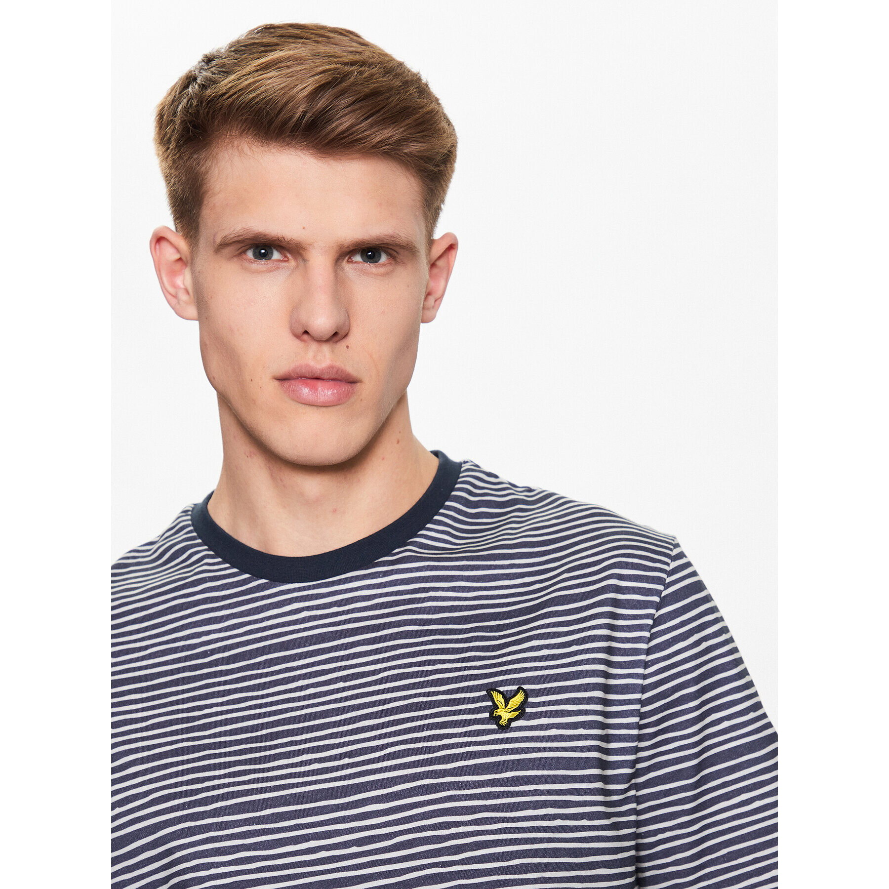 Lyle & Scott T-Shirt BRETON STRIPE T SHIRT TS1807V Tmavomodrá Regular Fit - Pepit.cz