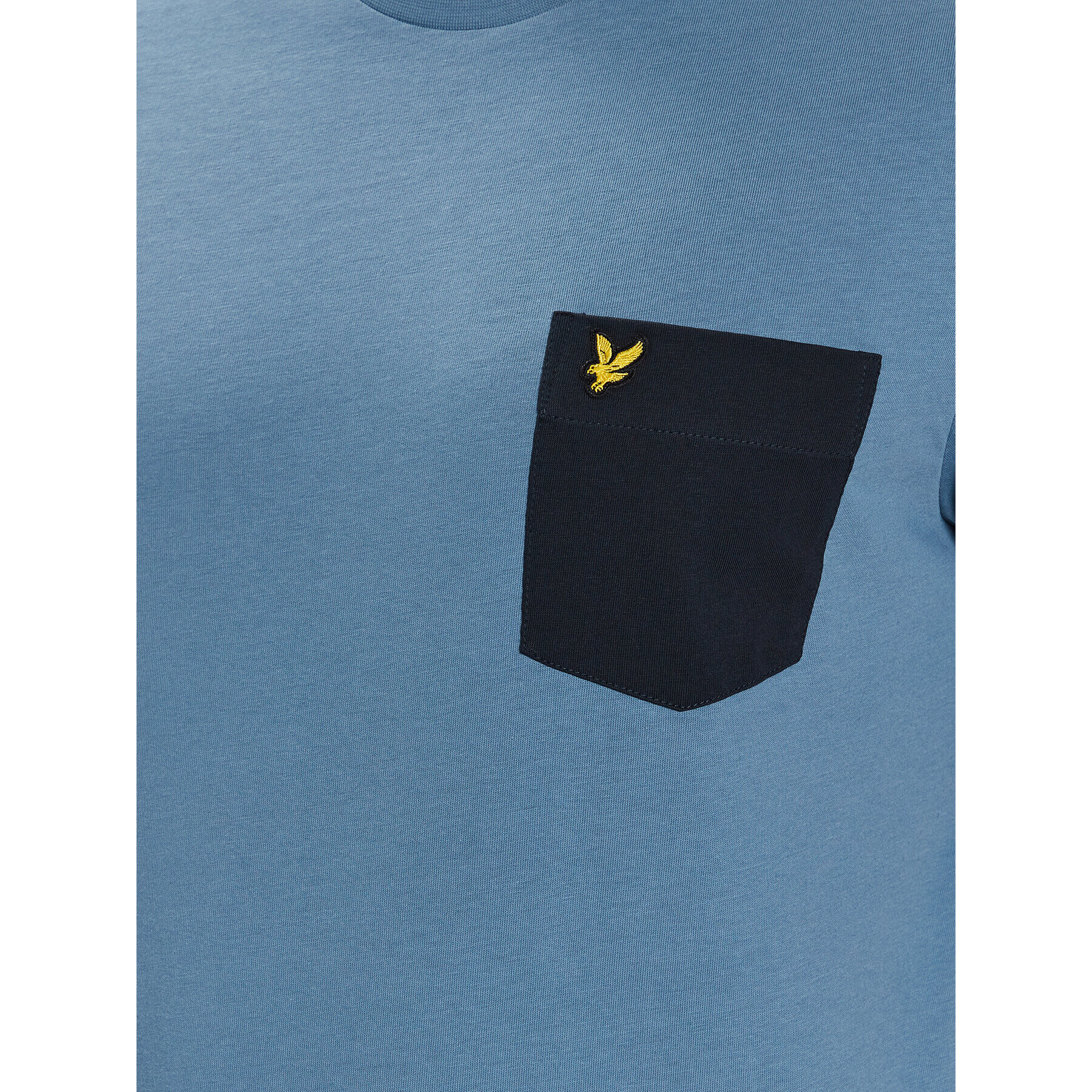 Lyle & Scott T-Shirt Contrast Pocket T-Shirt TS831VOG Tmavomodrá Regular Fit - Pepit.cz