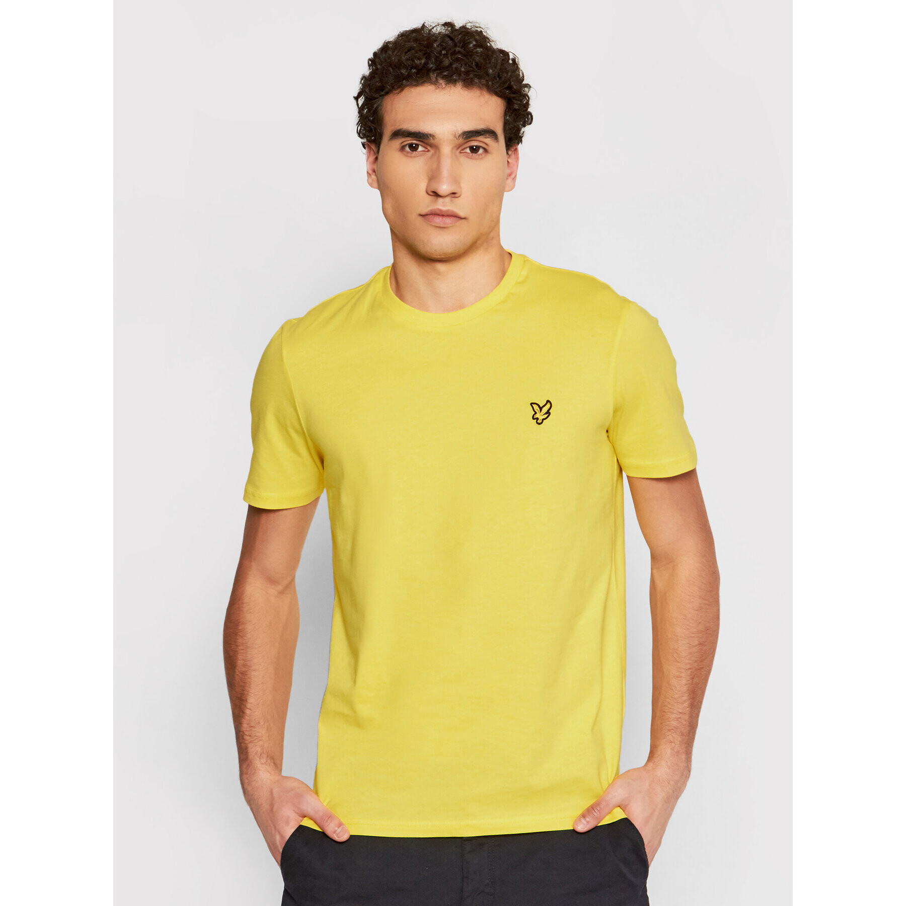 Lyle & Scott T-Shirt Crew Neck TS400V Žlutá Regular Fit - Pepit.cz