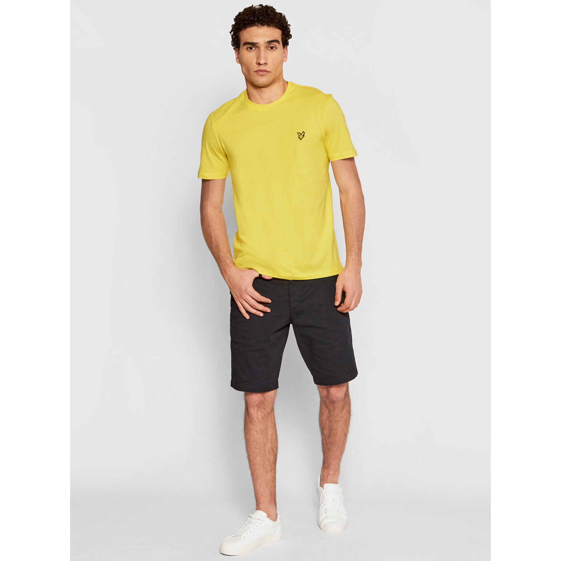 Lyle & Scott T-Shirt Crew Neck TS400V Žlutá Regular Fit - Pepit.cz