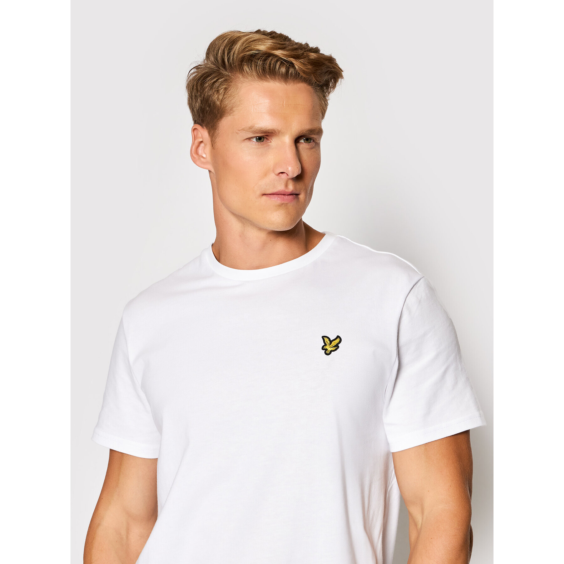 Lyle & Scott T-Shirt Plain TS400VOG Bílá Regular Fit - Pepit.cz