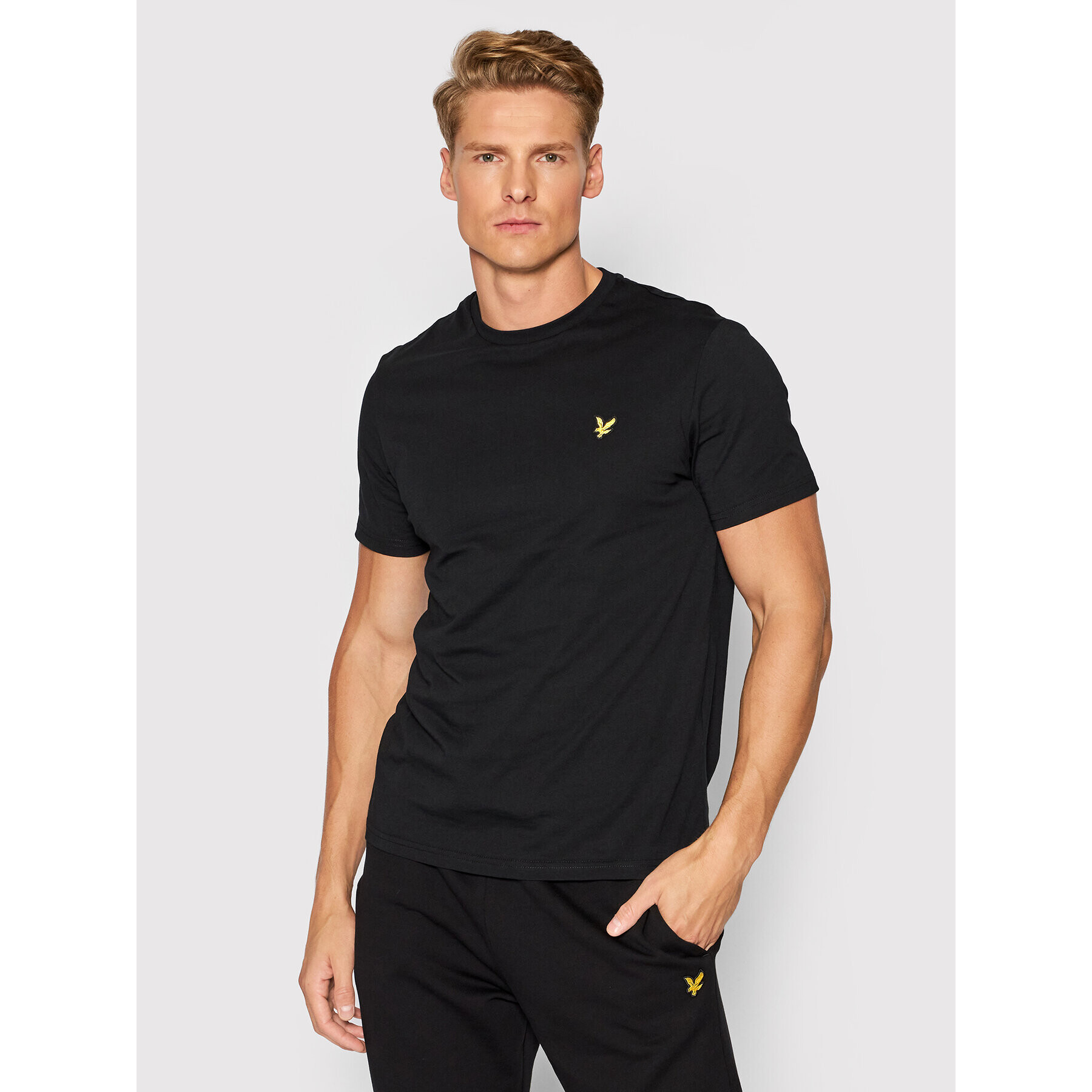 Lyle & Scott T-Shirt Plain TS400VOG Černá Regular Fit - Pepit.cz